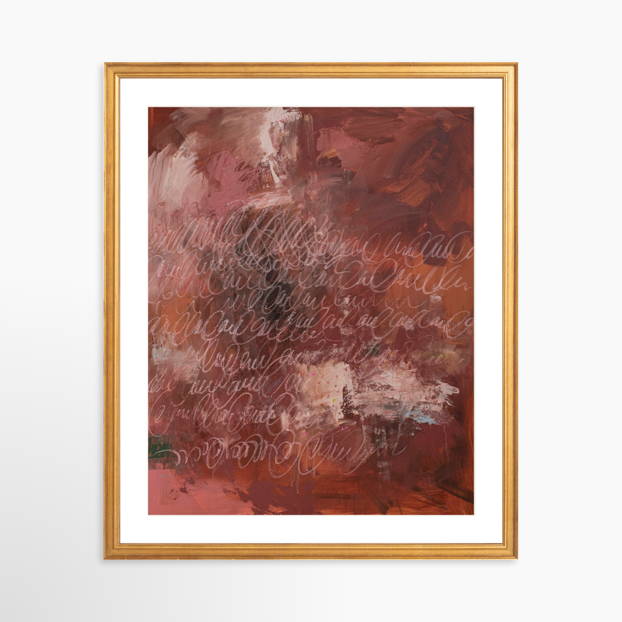 16x20 / Certificate Gold Frame + White Mat