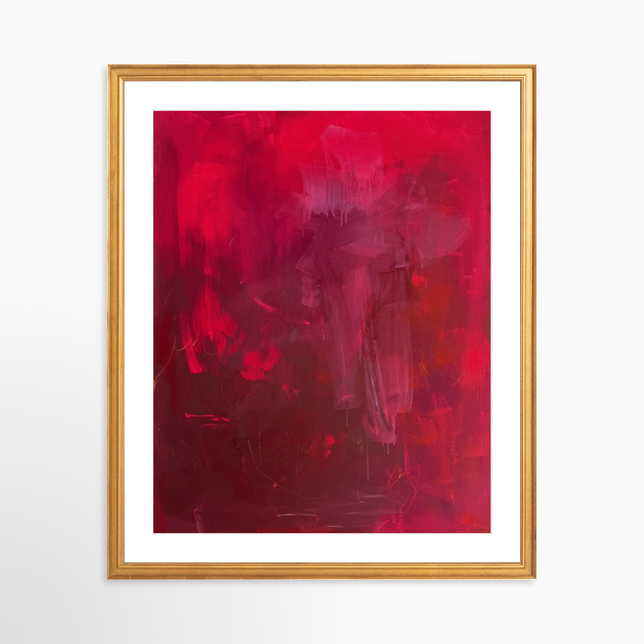 16x20 / Certificate Gold Frame + White Mat