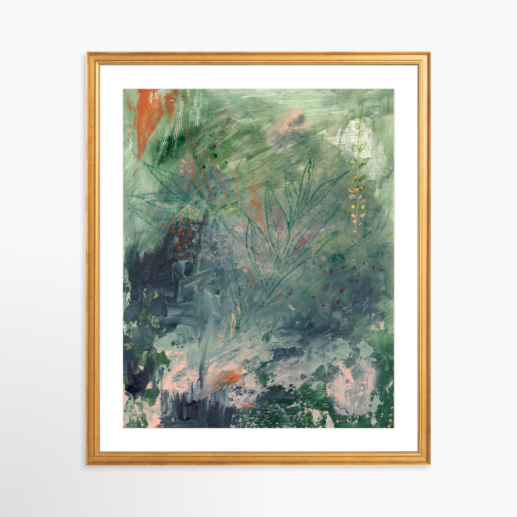 16x20 / Certificate Gold Frame + White Mat