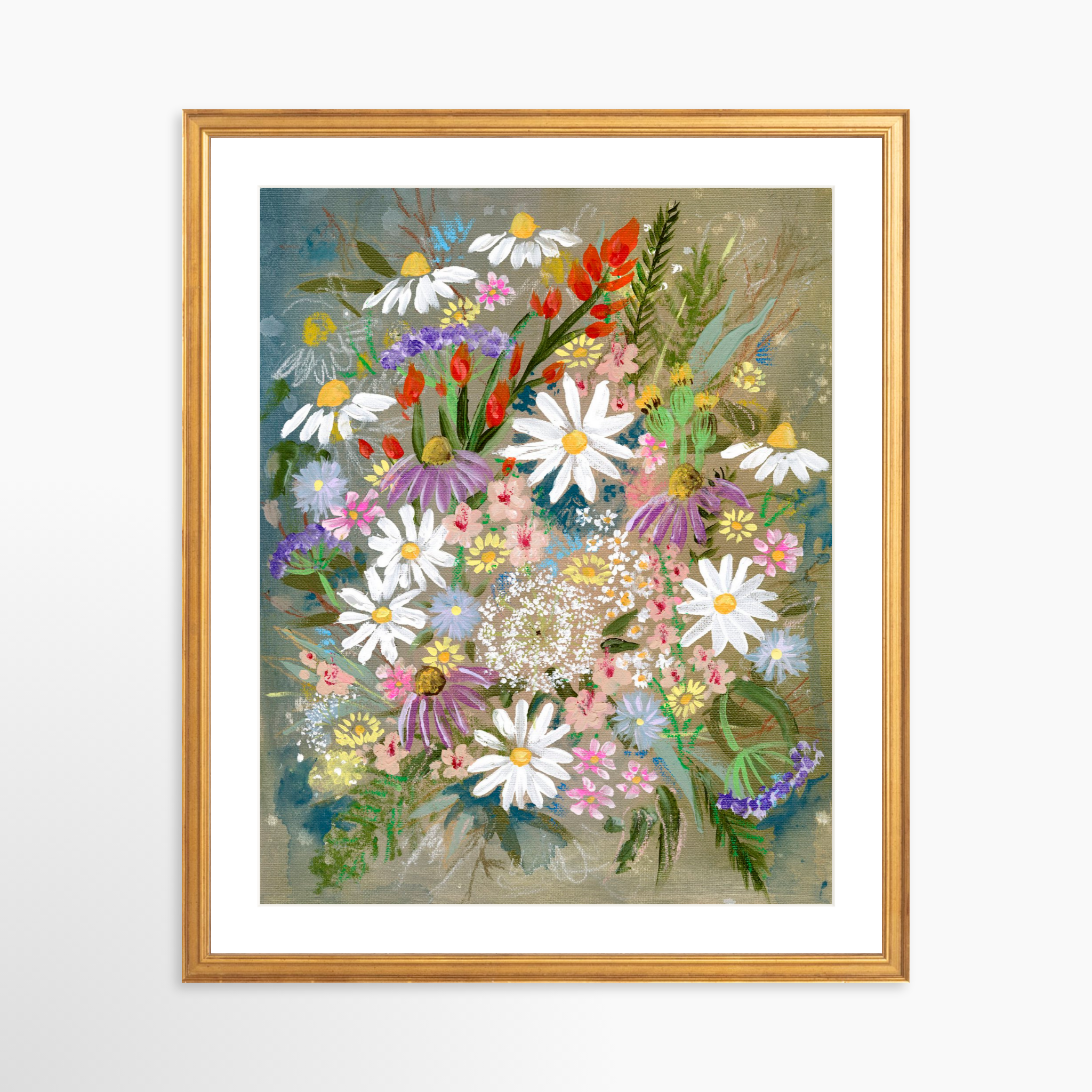 16x20 / Certificate Gold Frame + White Mat