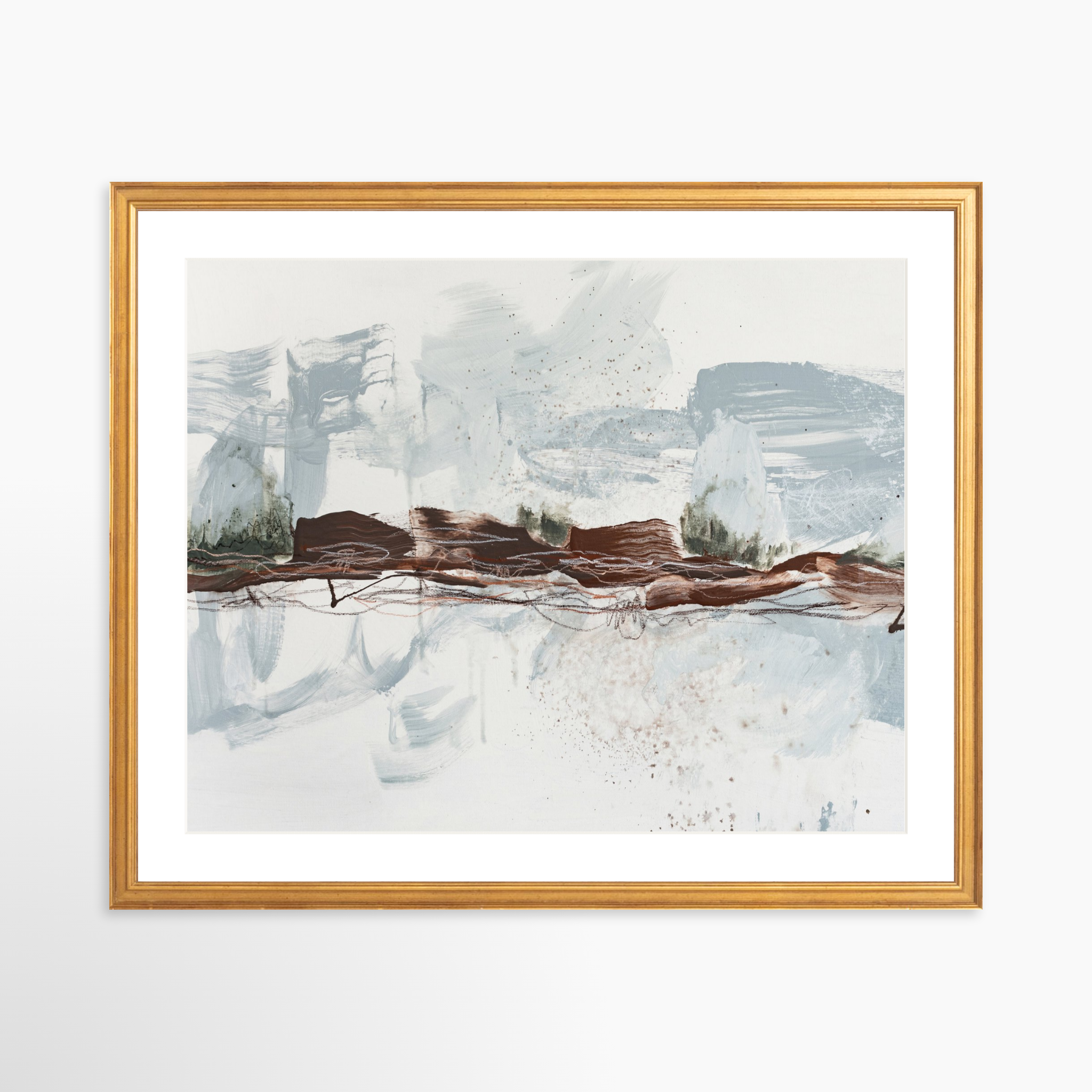 20x16 / Certificate Gold Frame + White Mat