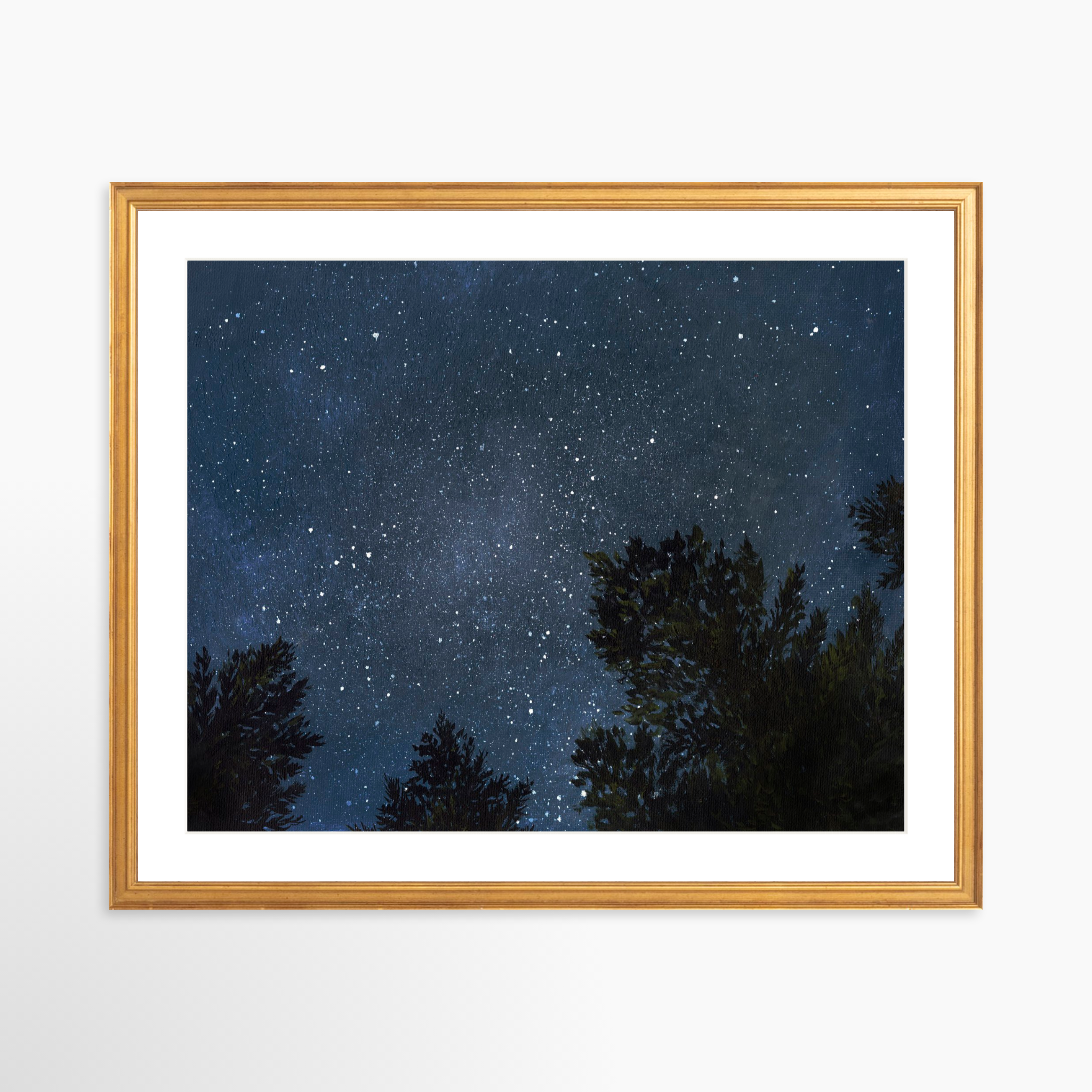 20x16 / Certificate Gold Frame + White Mat