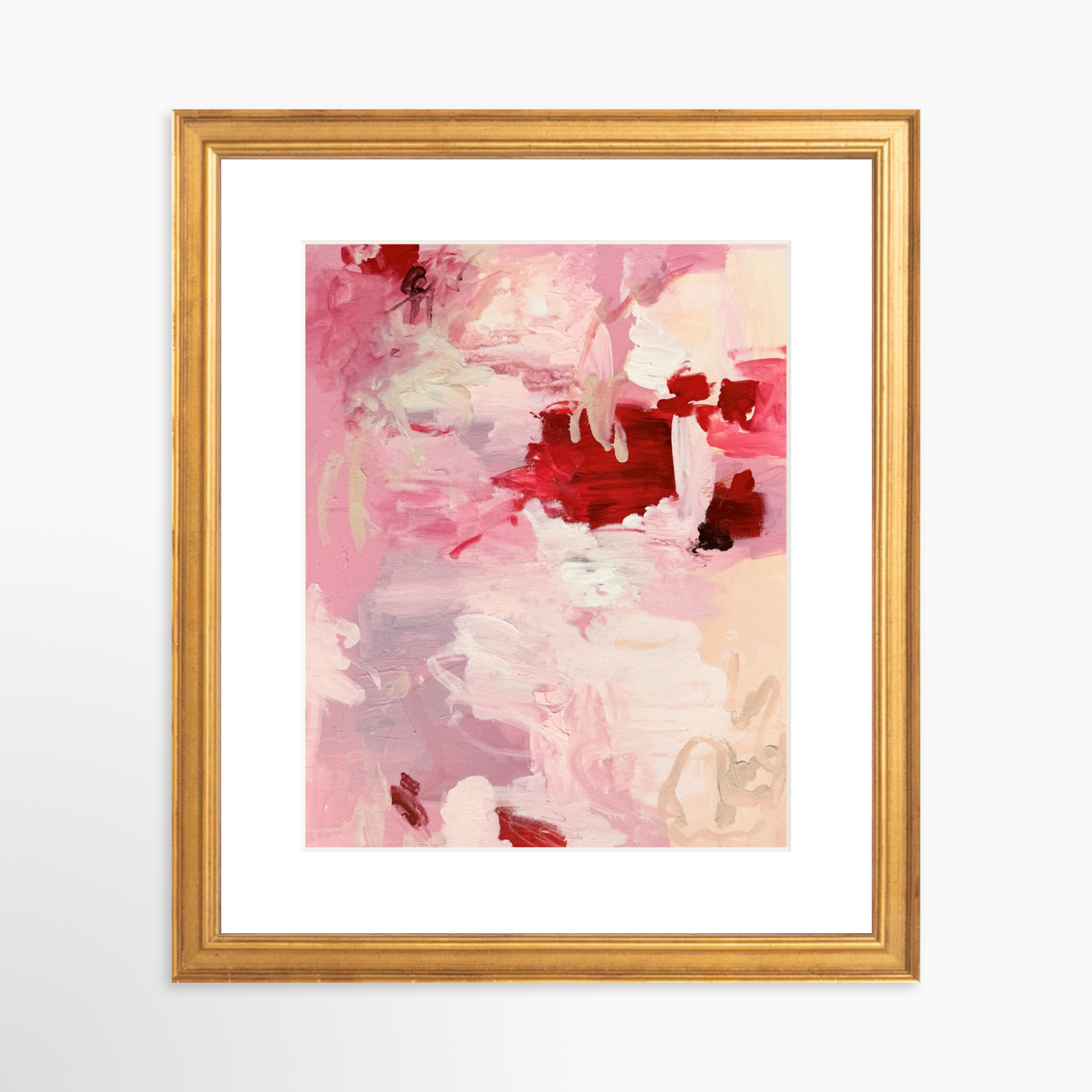 8x10 / Certificate Gold Frame + White Mat