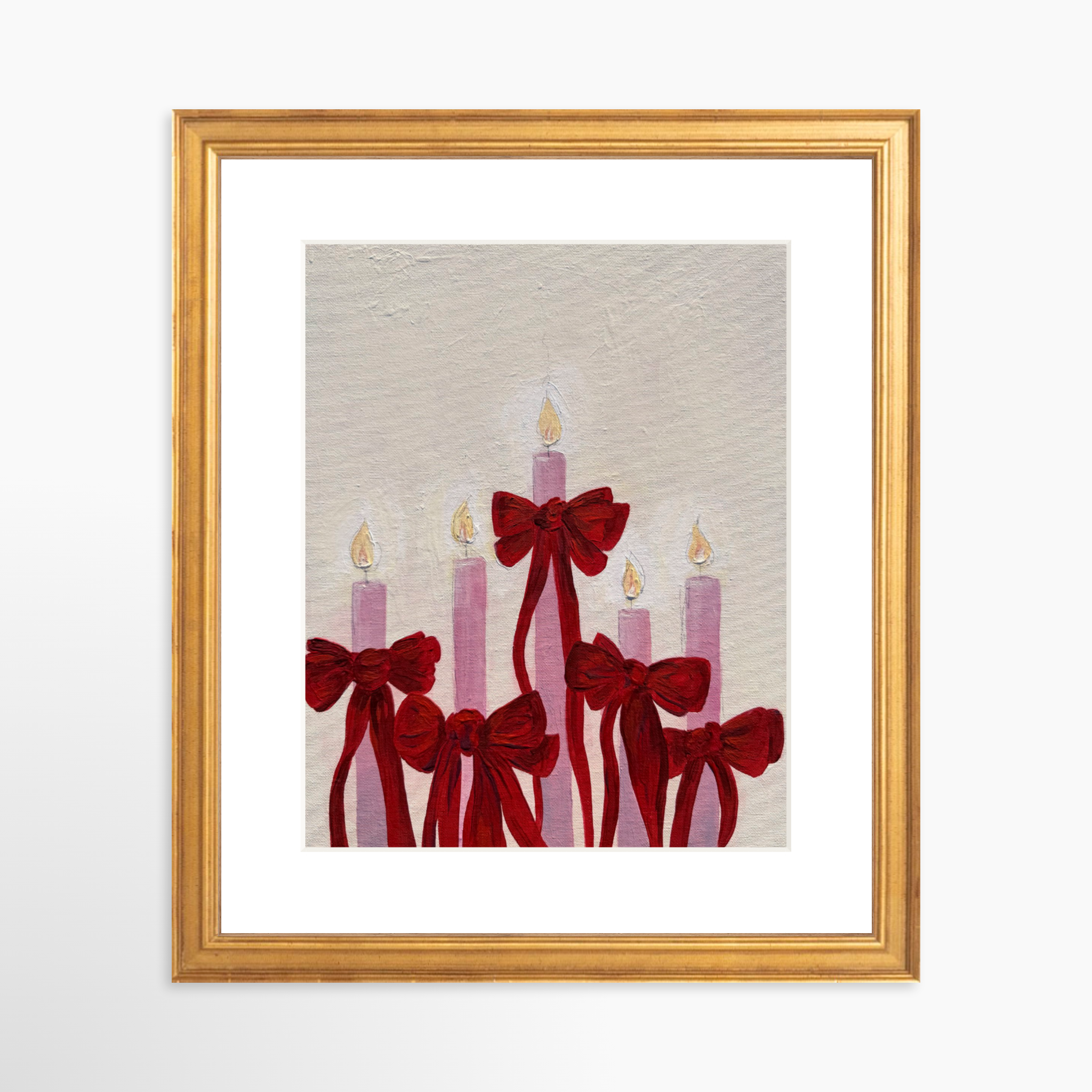 8x10 / Certificate Gold Frame + White Mat