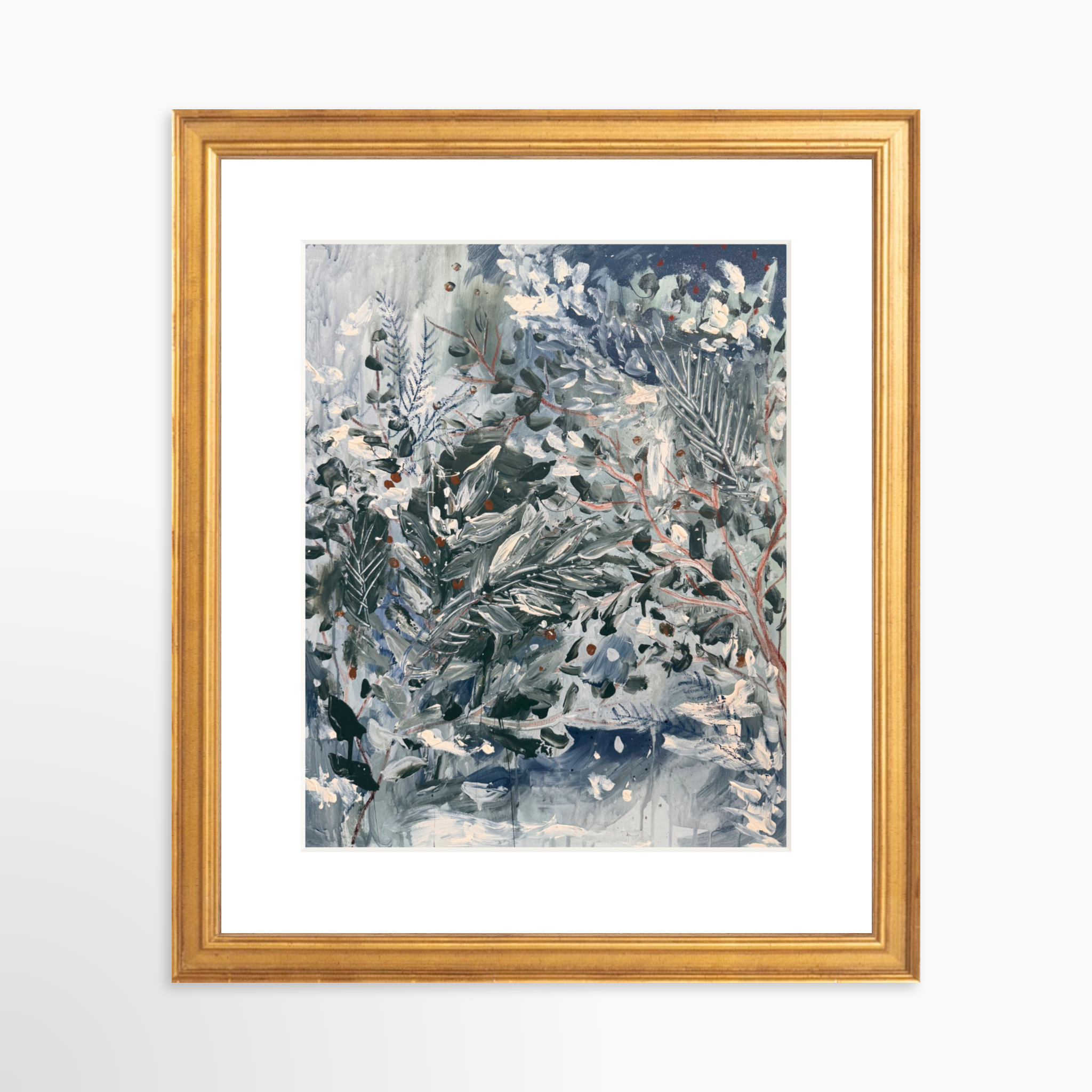 8x10 / Certificate Gold Frame + White Mat