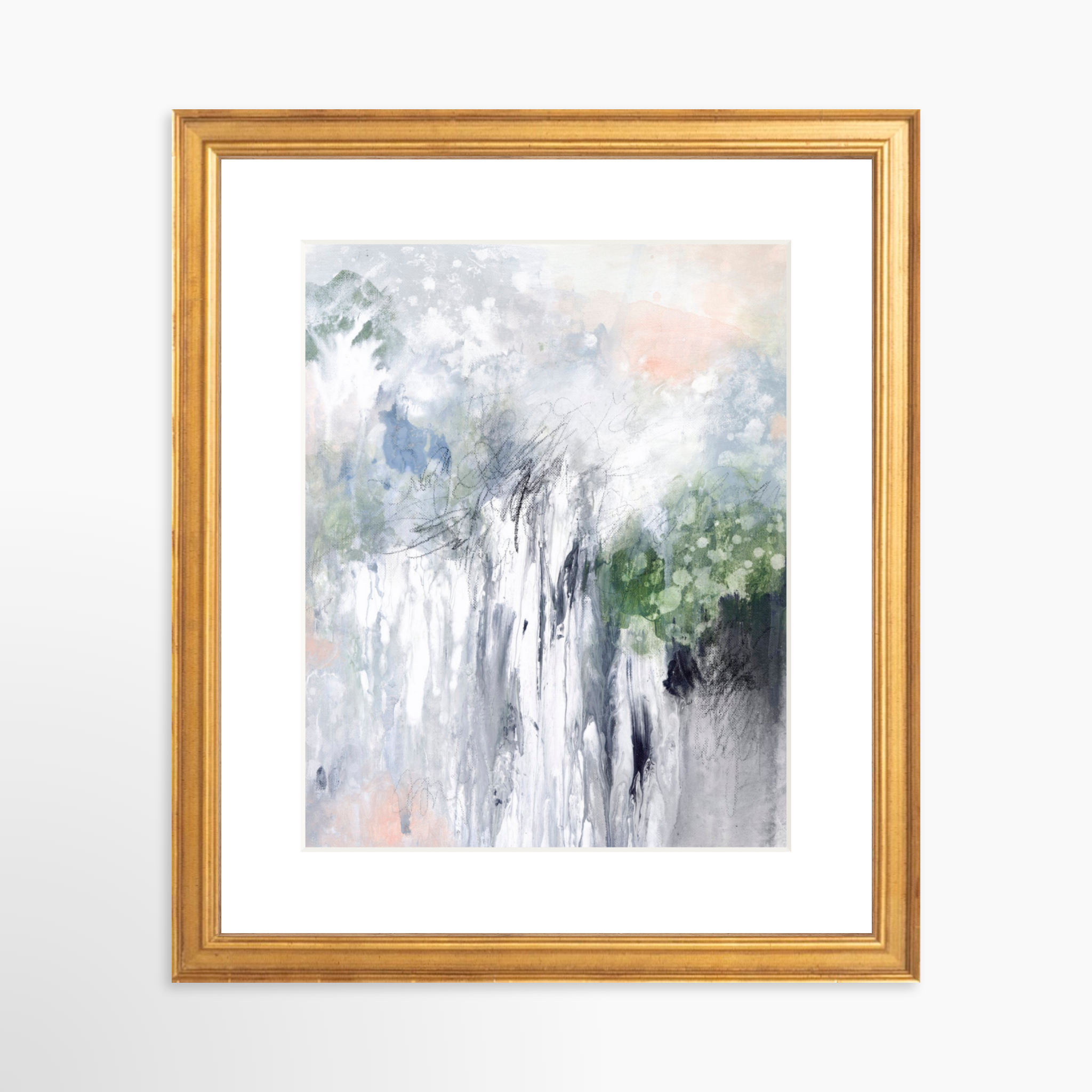 8x10 / Certificate Gold Frame + White Mat