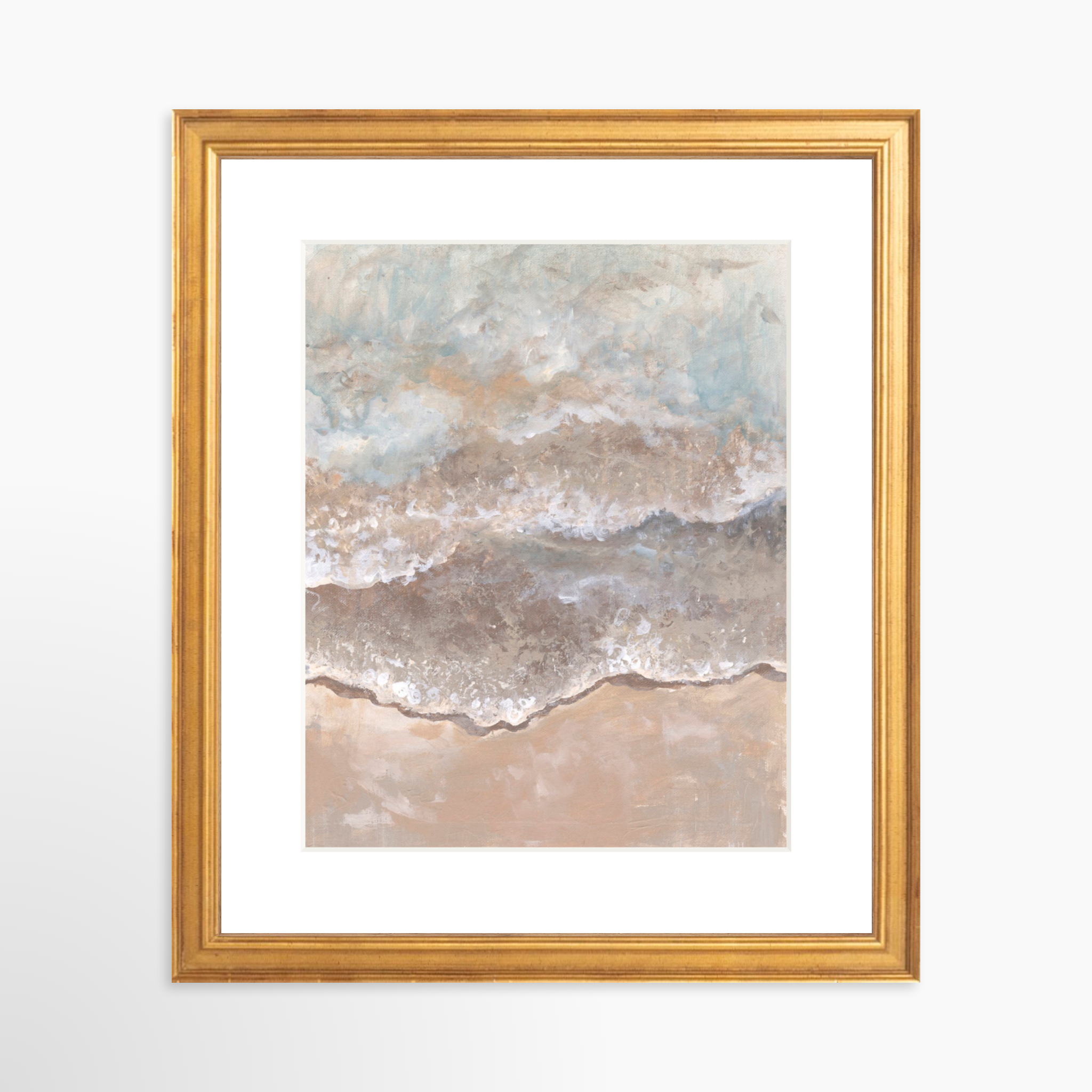 8x10 / Certificate Gold Frame + White Mat