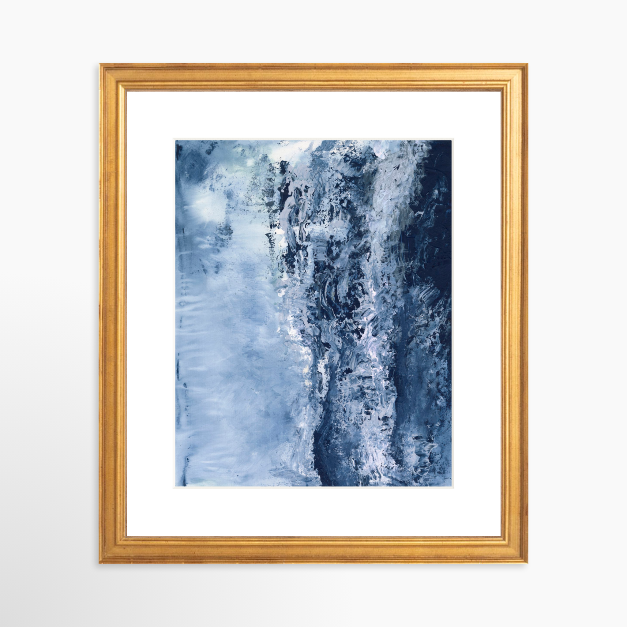 8x10 / Certificate Gold Frame + White Mat