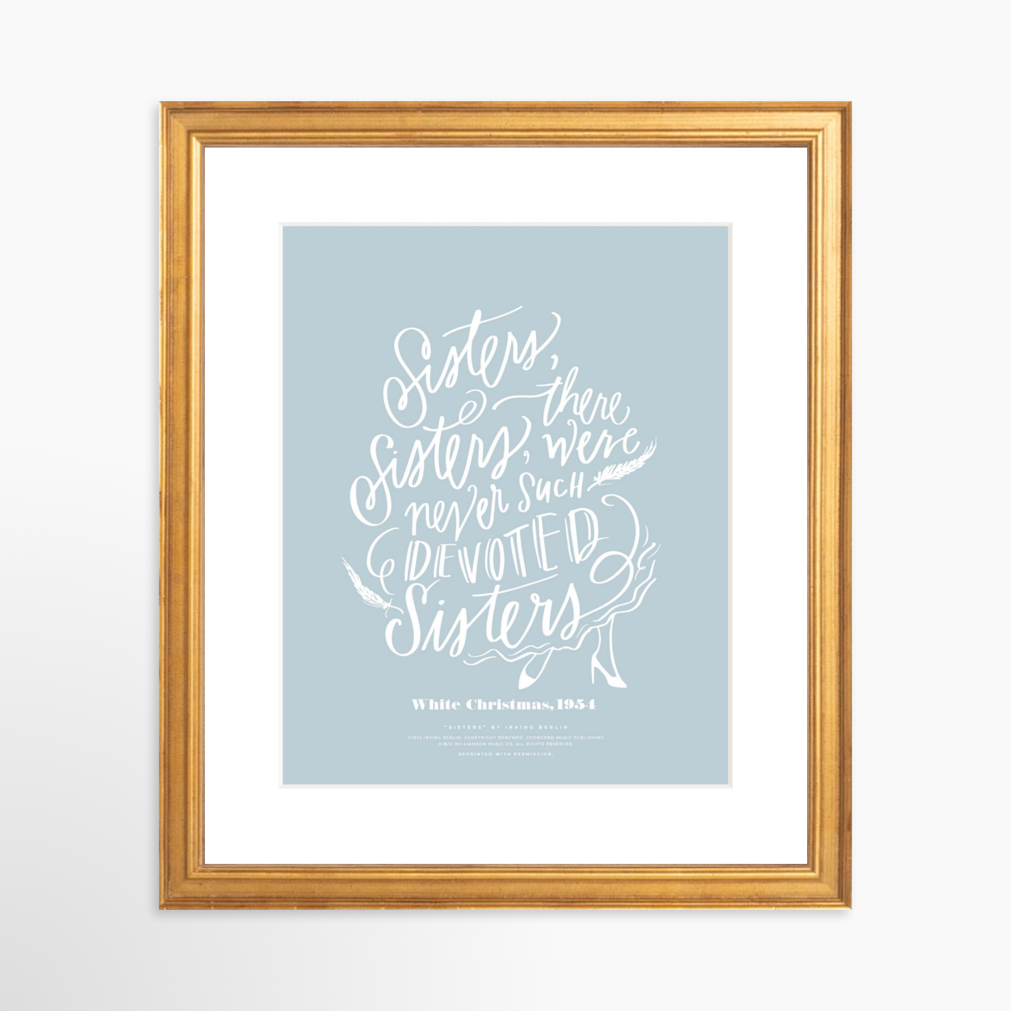 8x10 / Certificate Gold Frame + White Mat