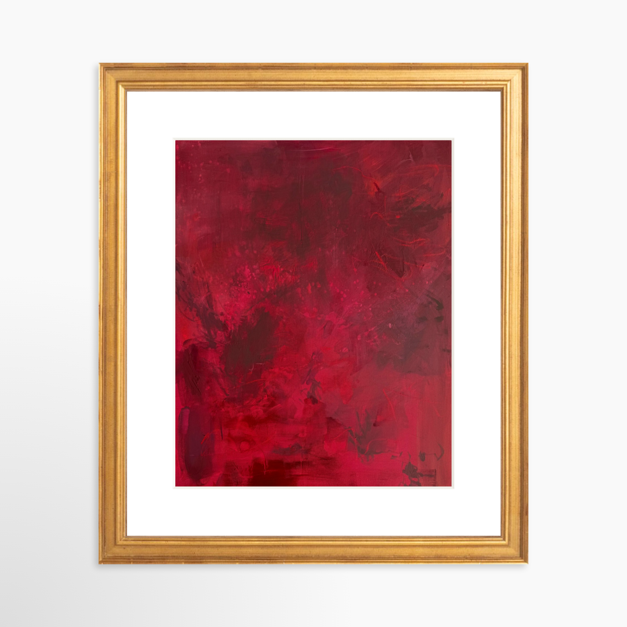 8x10 / Certificate Gold Frame + White Mat