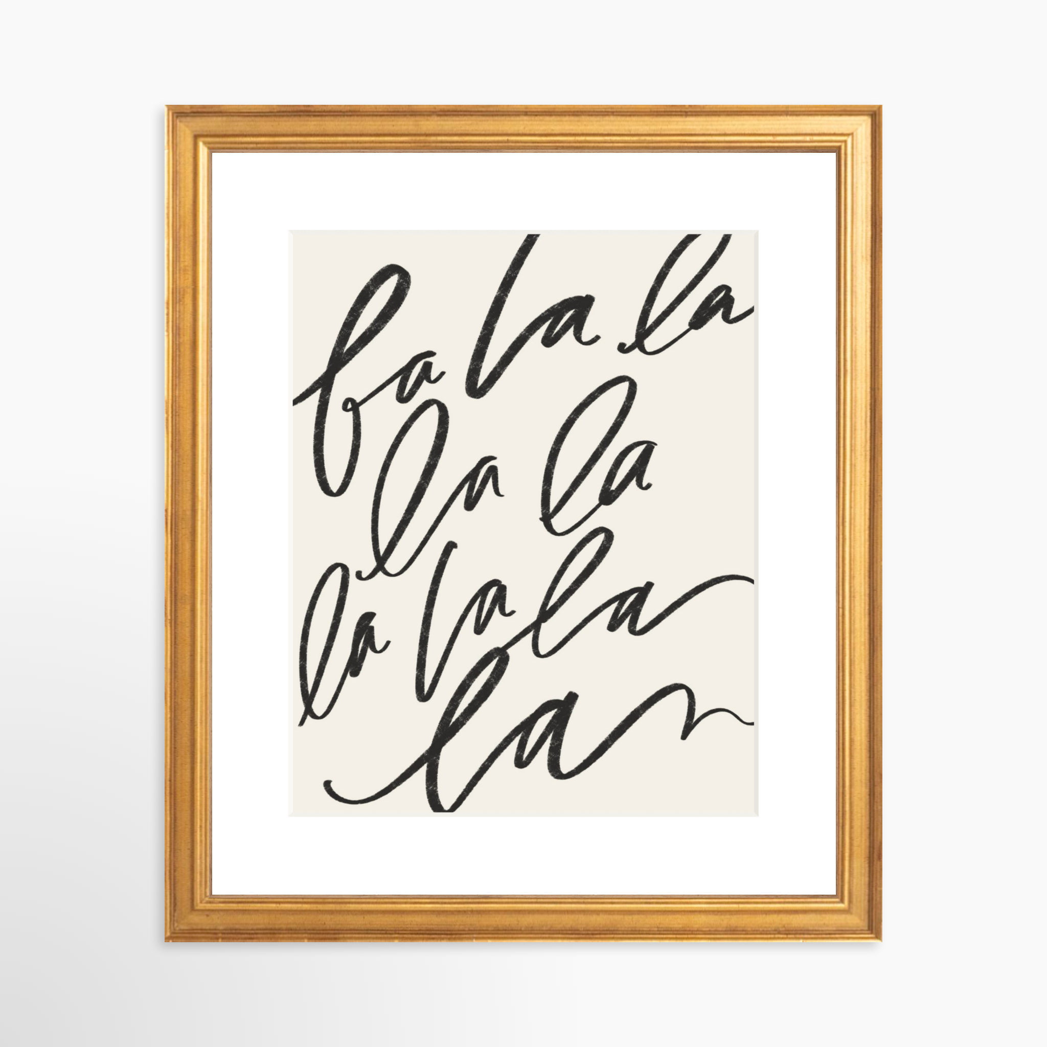 8x10 / Certificate Gold Frame + White Mat