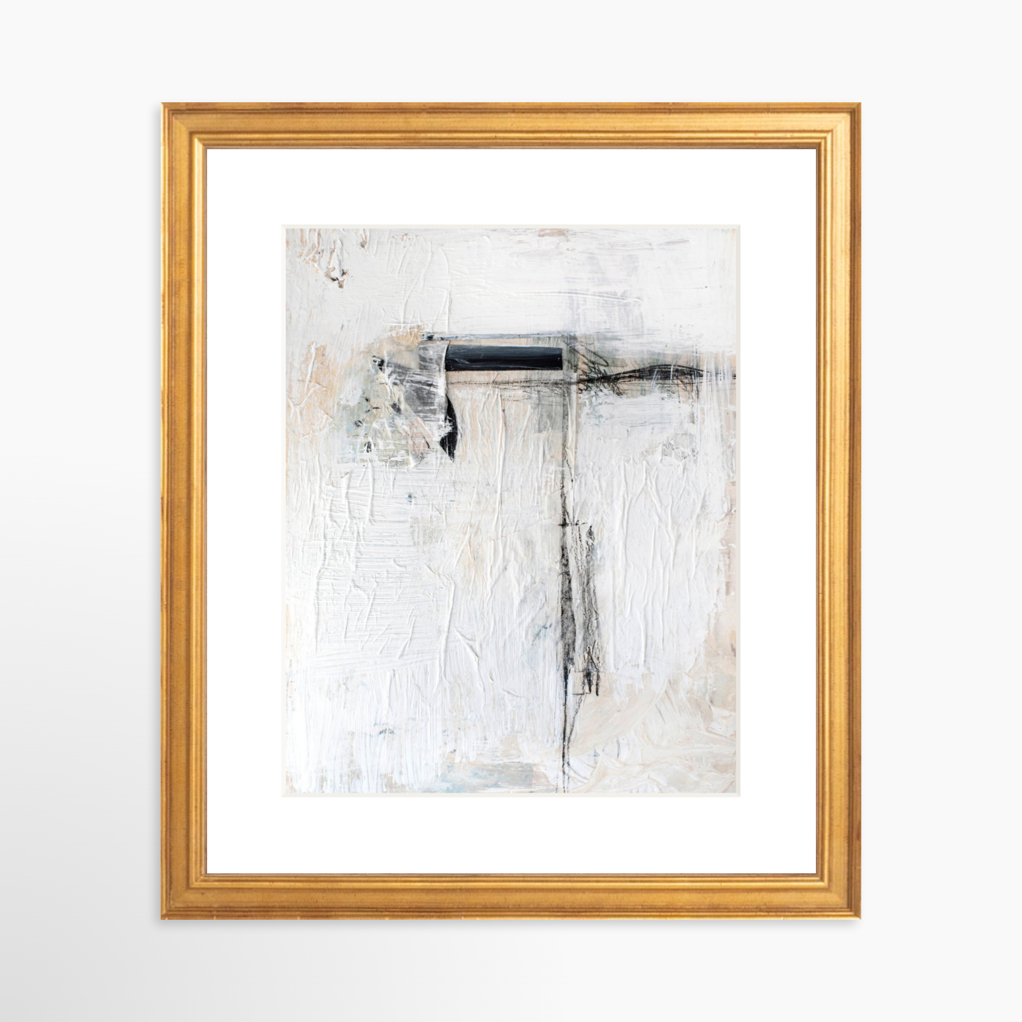 8x10 / Certificate Gold Frame + White Mat