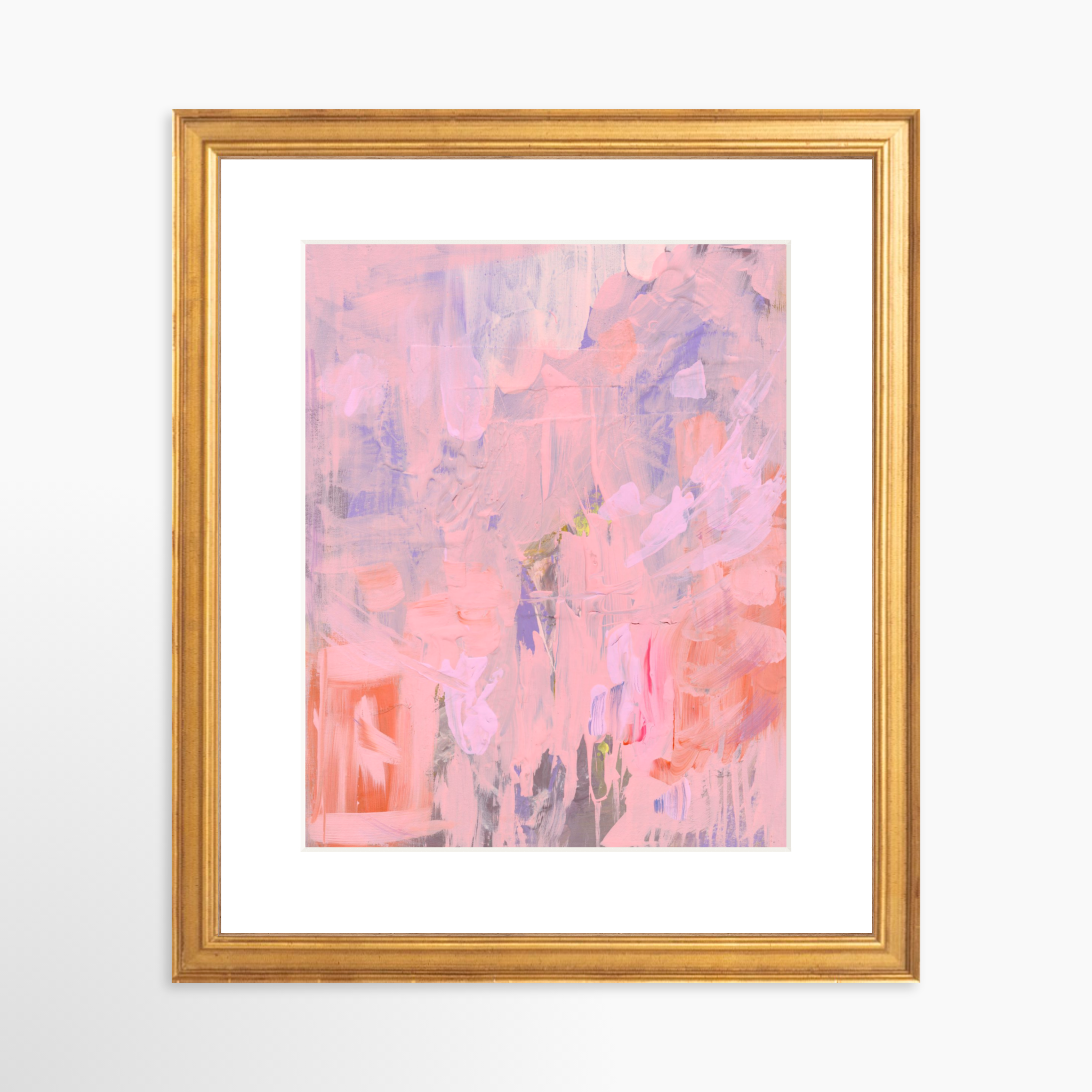 8x10 / Certificate Gold Frame + White Mat