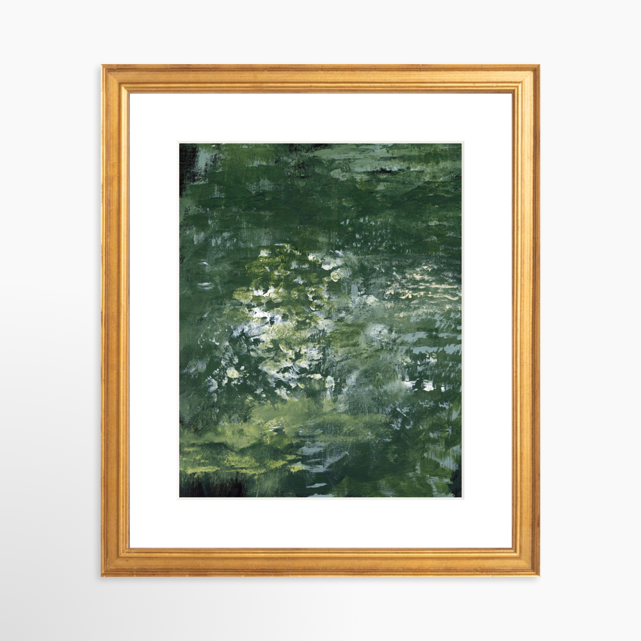 8x10 / Certificate Gold Frame + White Mat