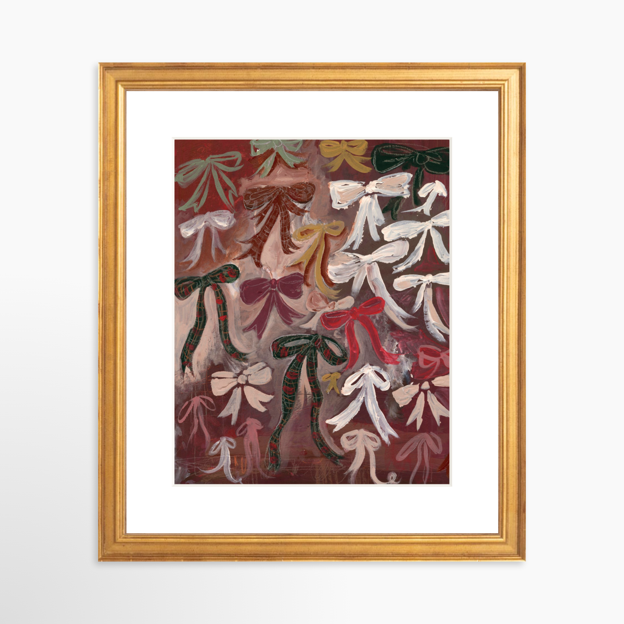 8x10 / Certificate Gold Frame + White Mat