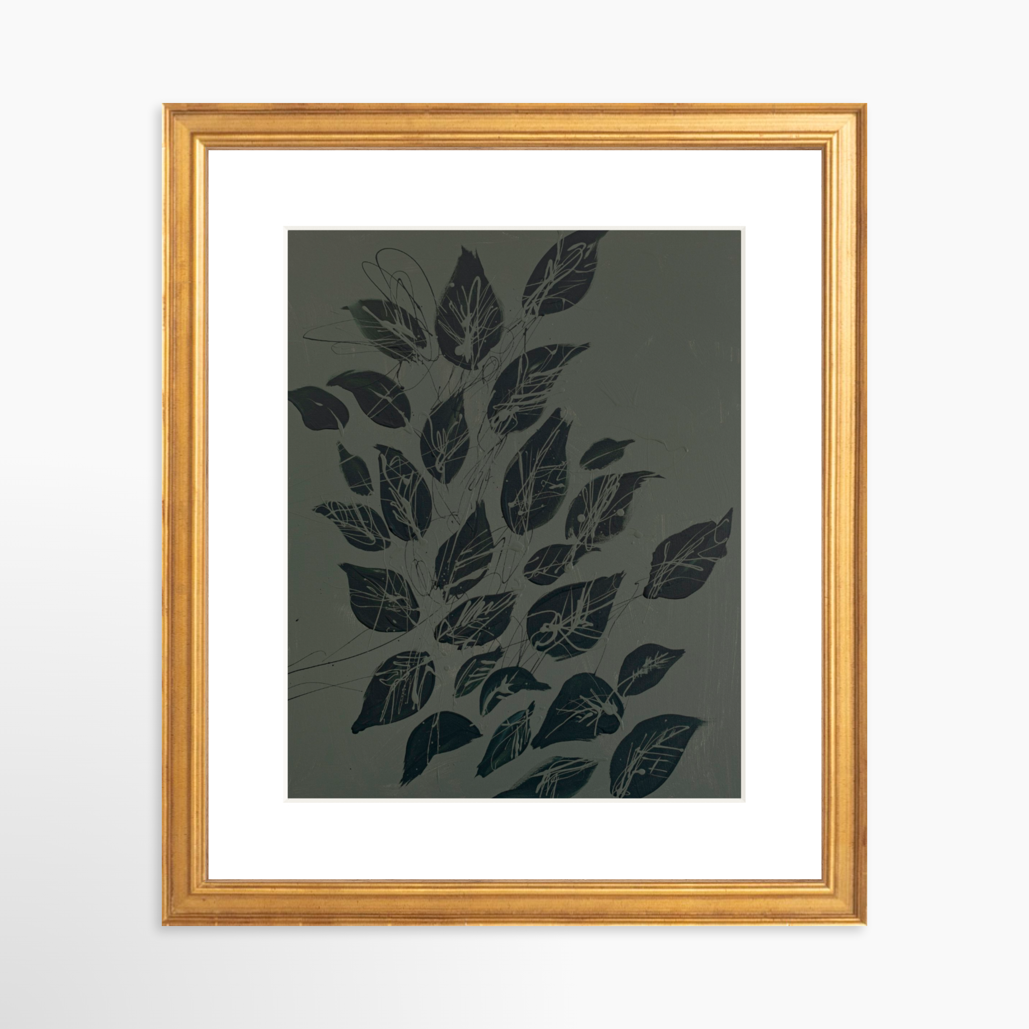 8x10 / Certificate Gold Frame + White Mat