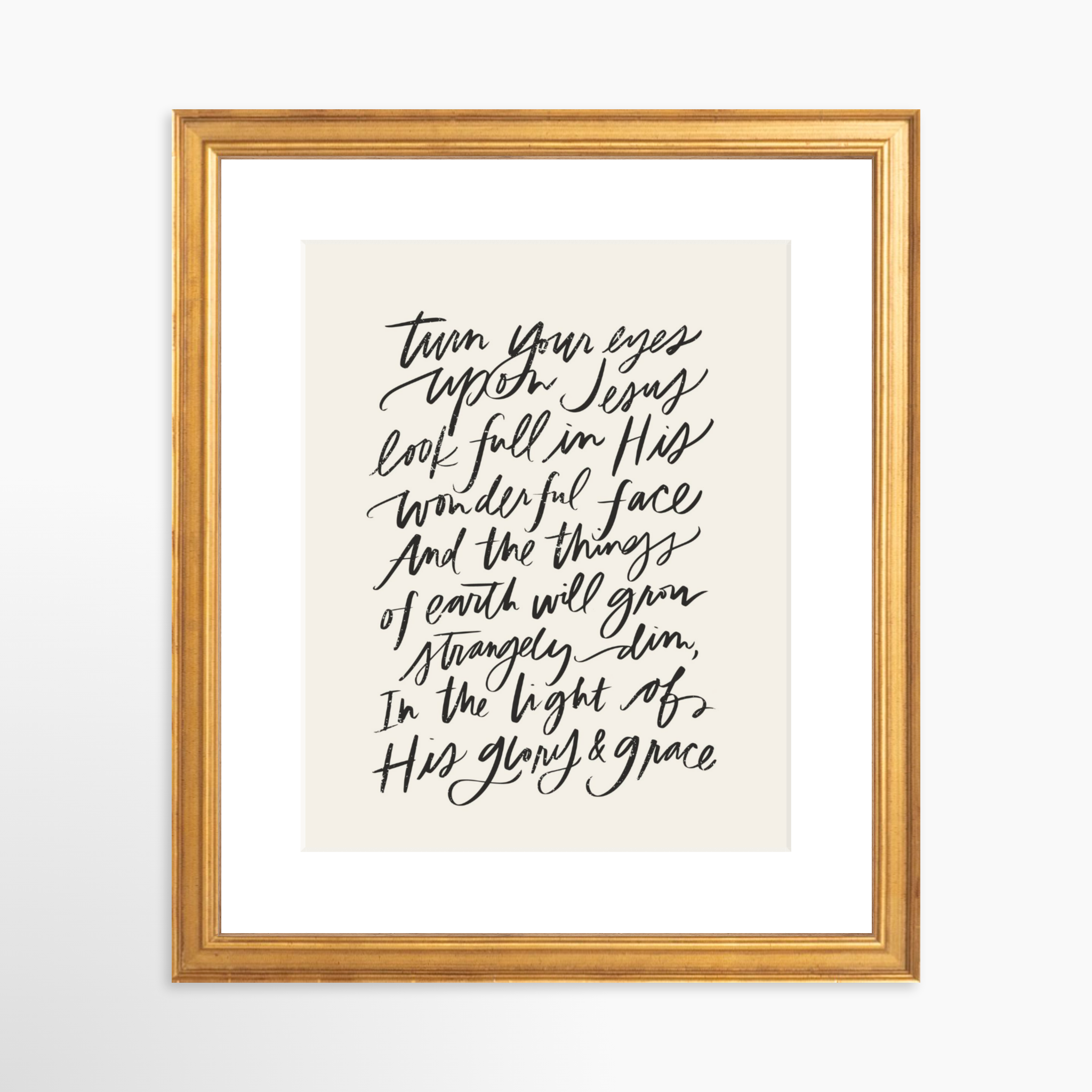 8x10 / Certificate Gold Frame + White Mat