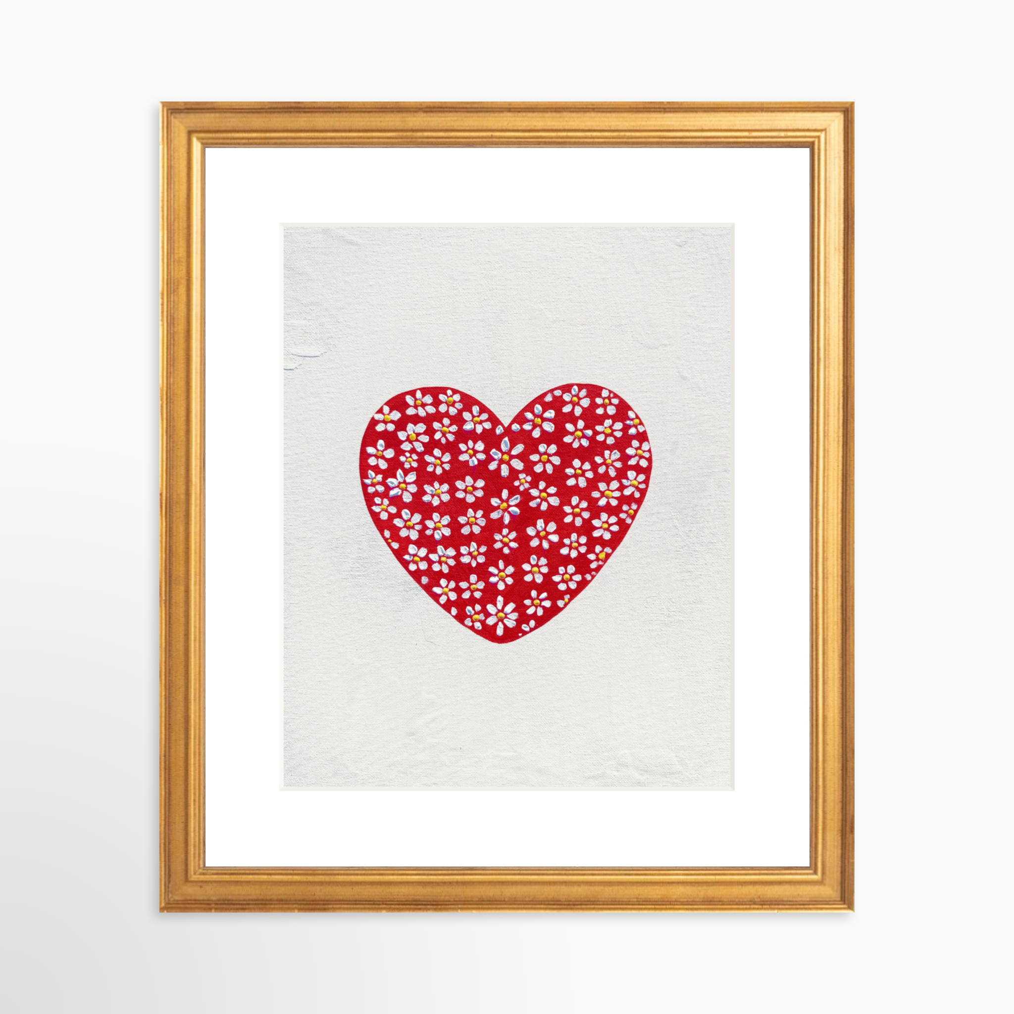 8x10 / Certificate Gold Frame + White Mat