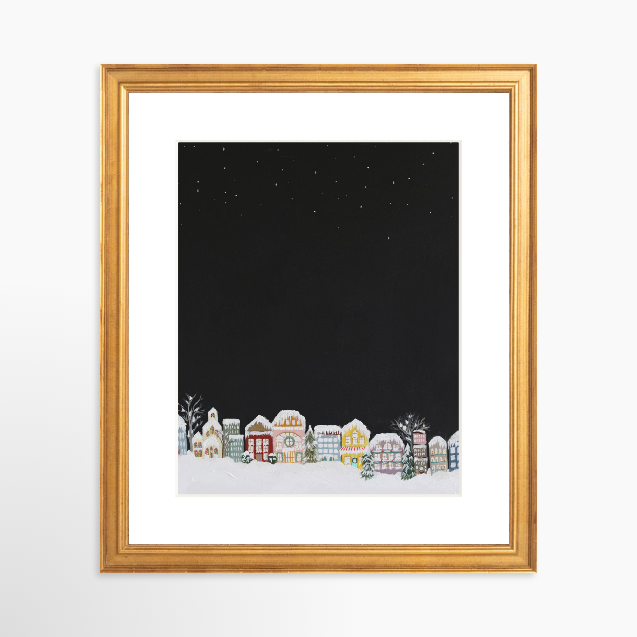 8x10 / Certificate Gold Frame + White Mat