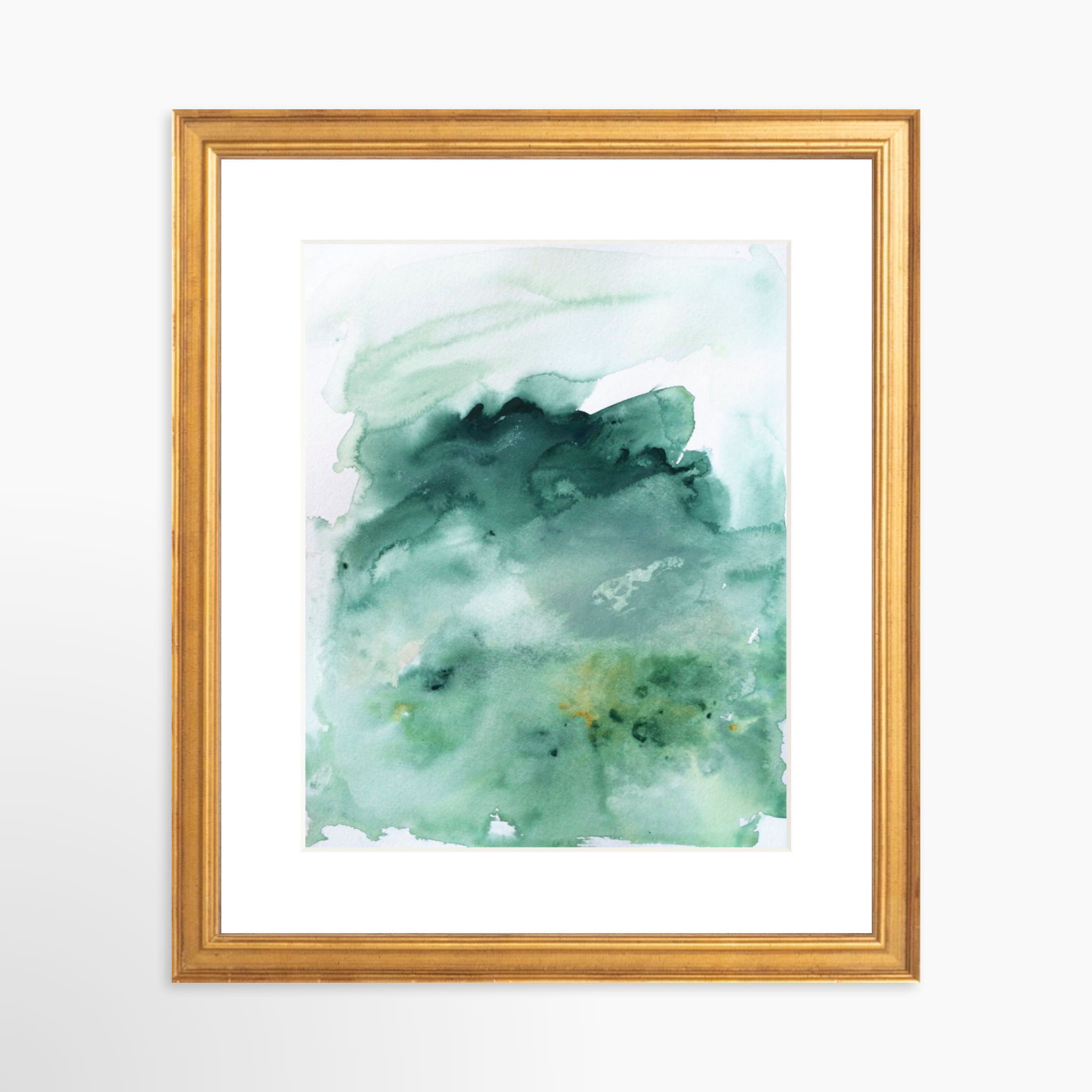 8x10 / Certificate Gold Frame + White Mat