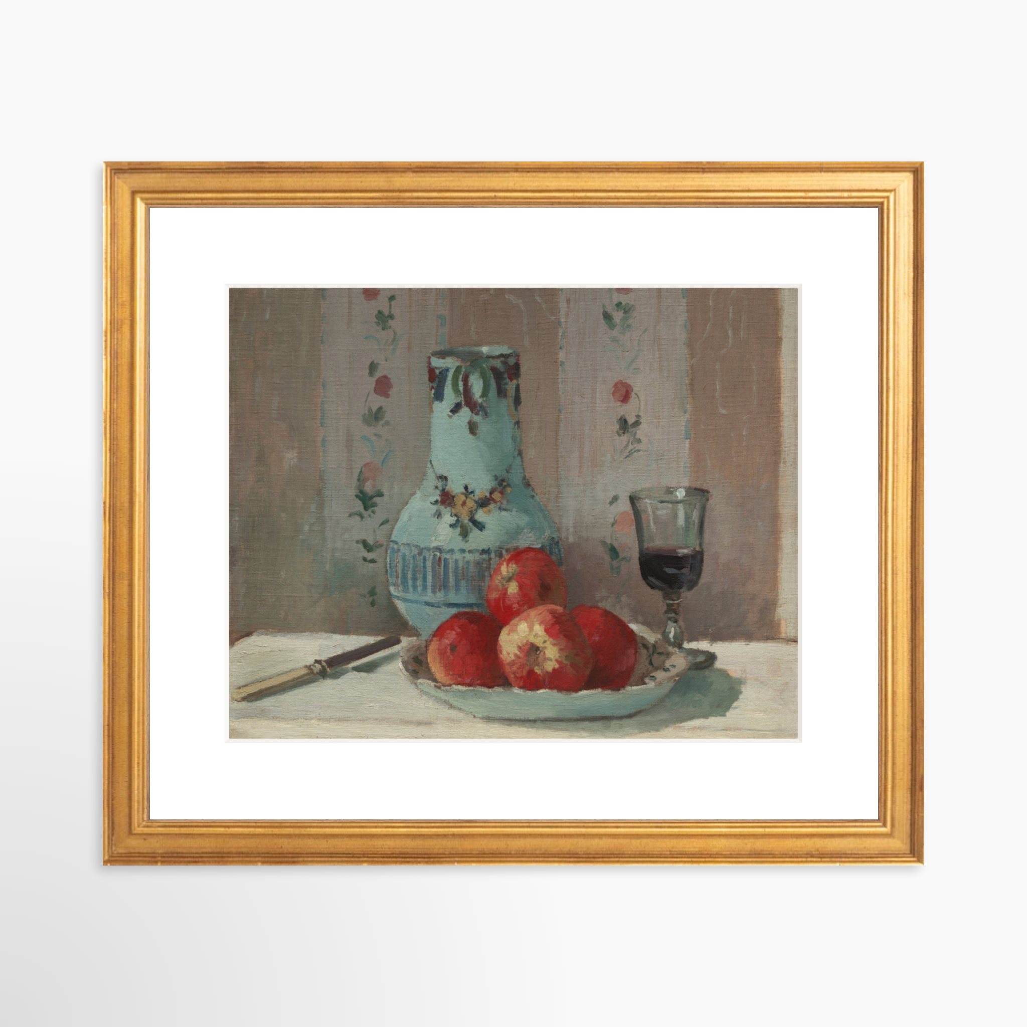 10x8 / Certificate Gold Frame + White Mat