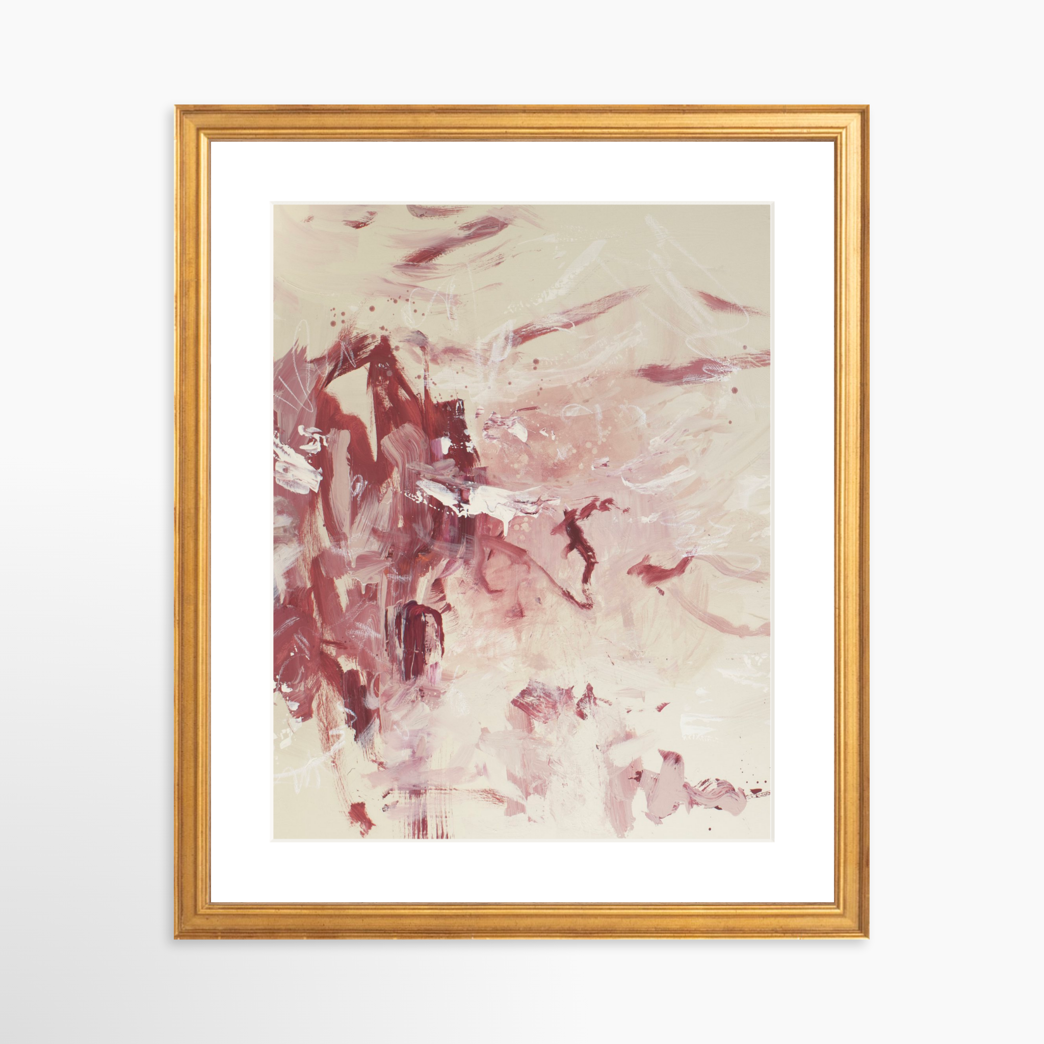 11x14 / Certificate Gold Frame + White Mat