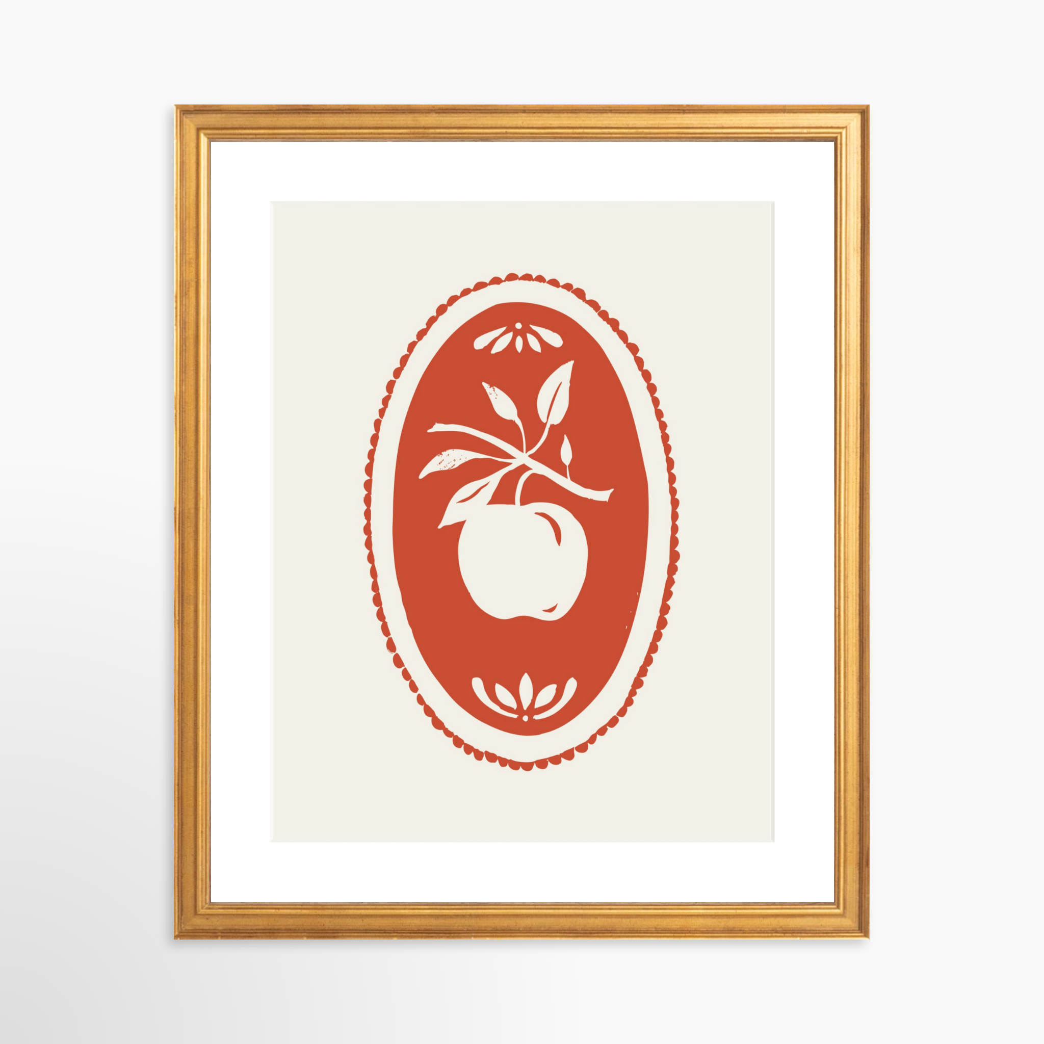 11x14 / Certificate Gold Frame + White Mat