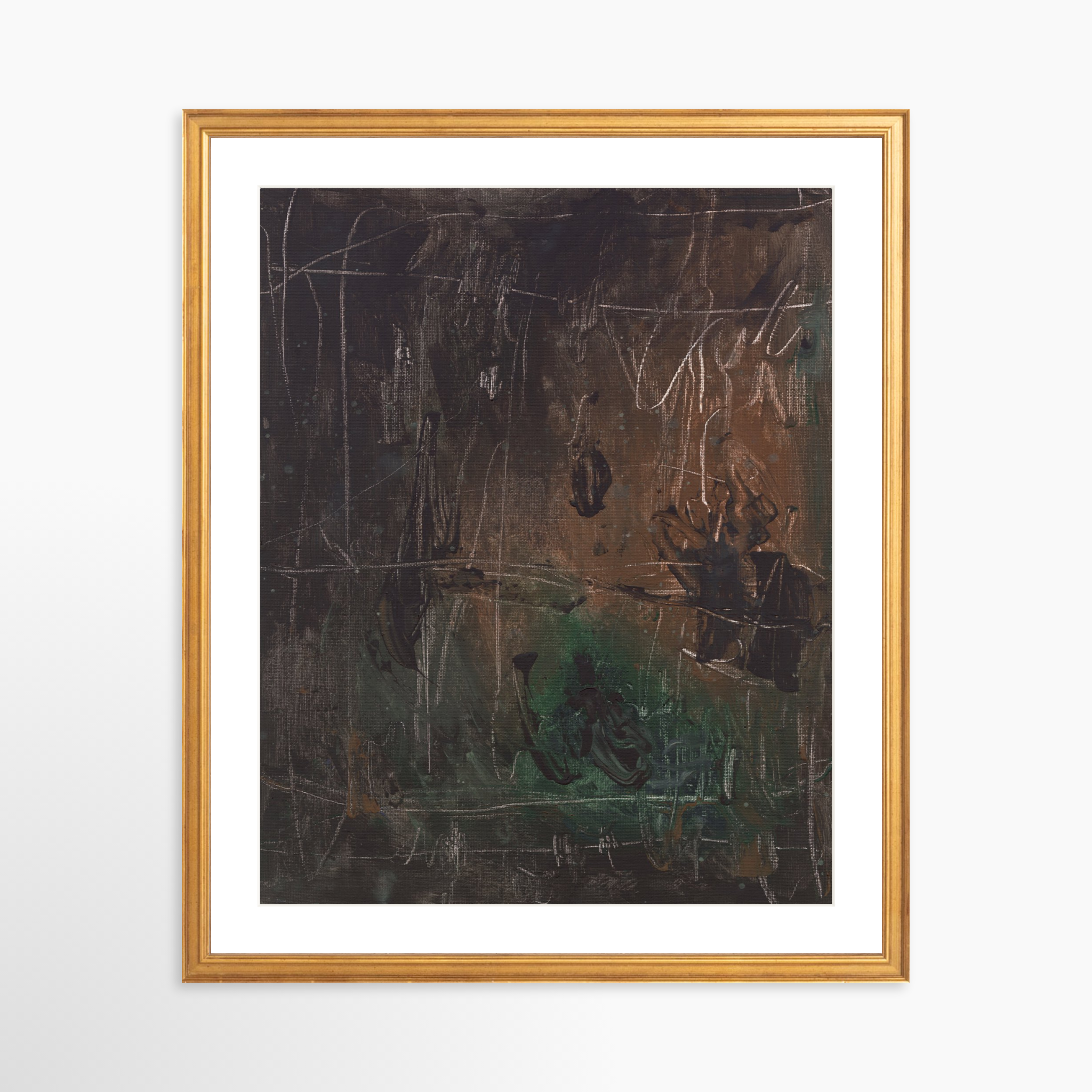 16x20 / Certificate Gold Frame + White Mat