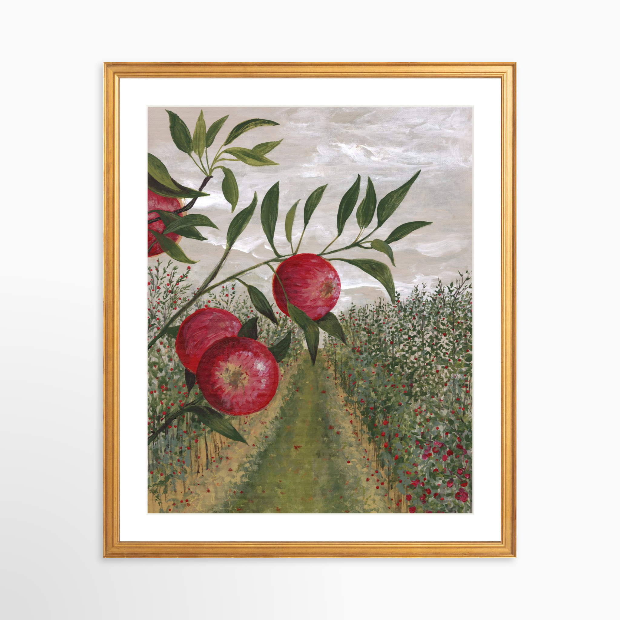 16x20 / Certificate Gold Frame + White Mat