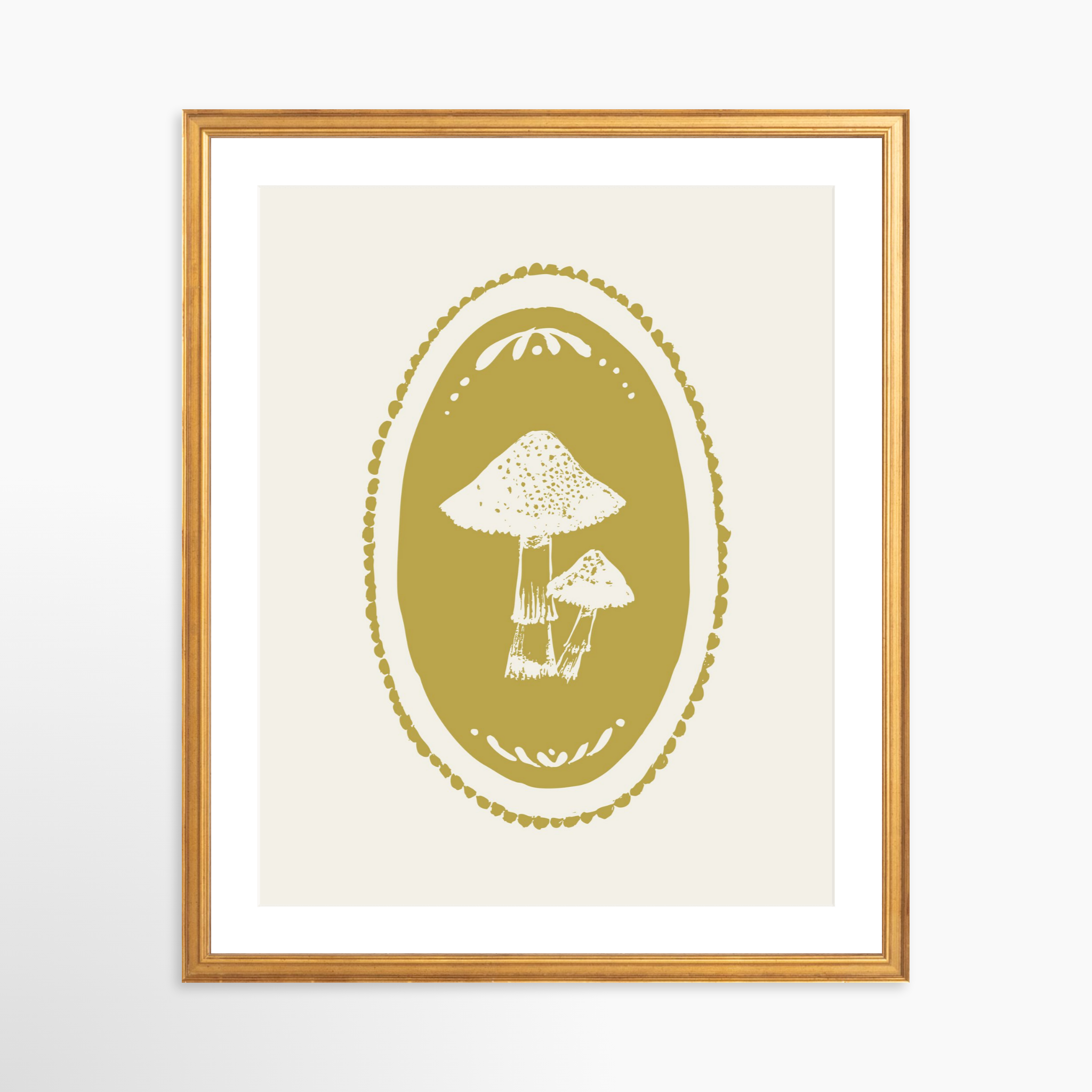 16x20 / Certificate Gold Frame + White Mat