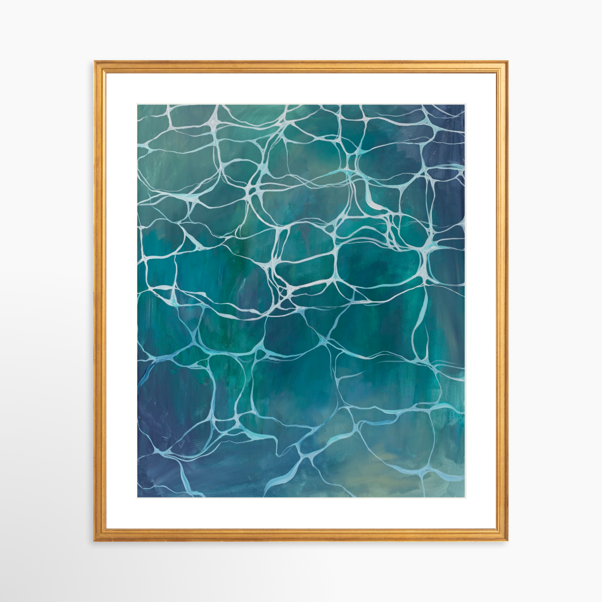 20x25 / Certificate Gold Frame + White Mat