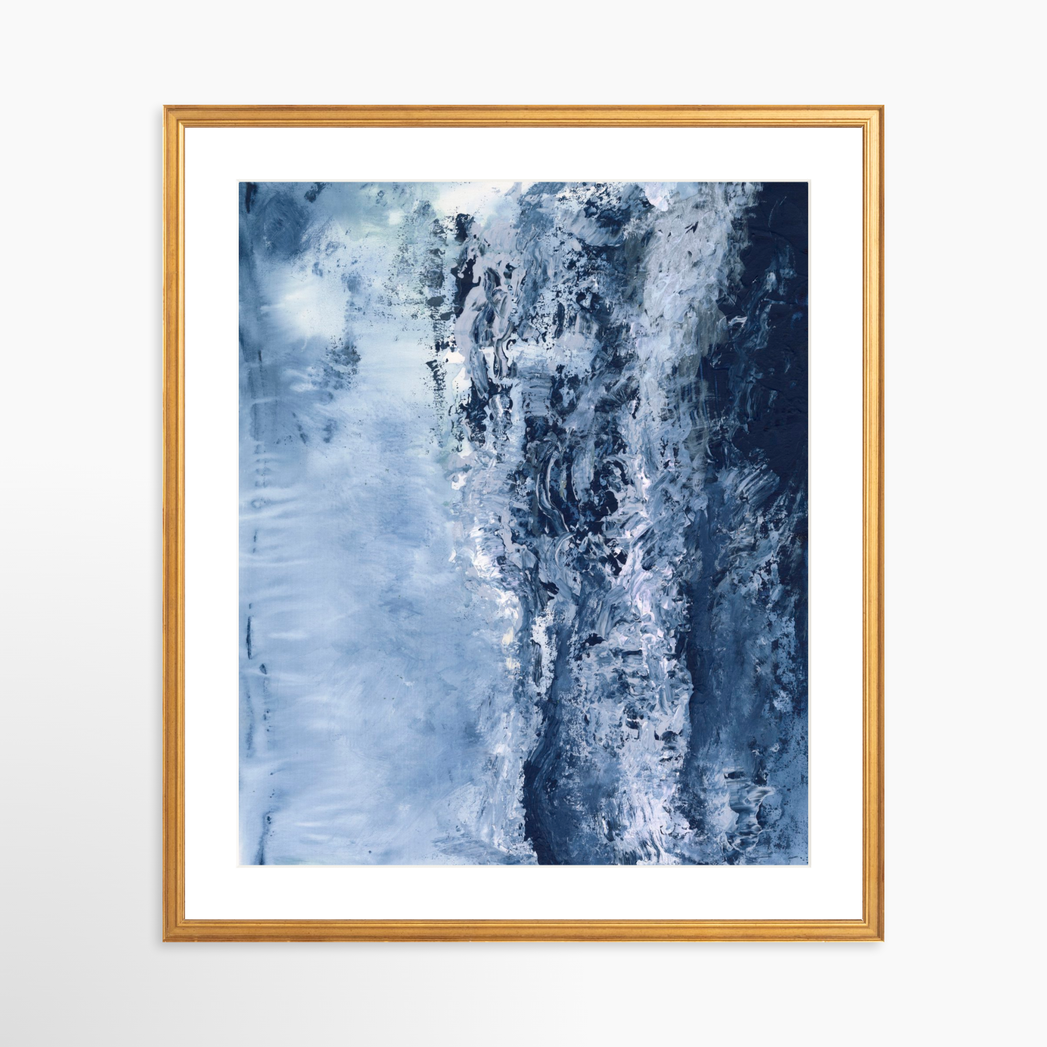 20x25 / Certificate Gold Frame + White Mat