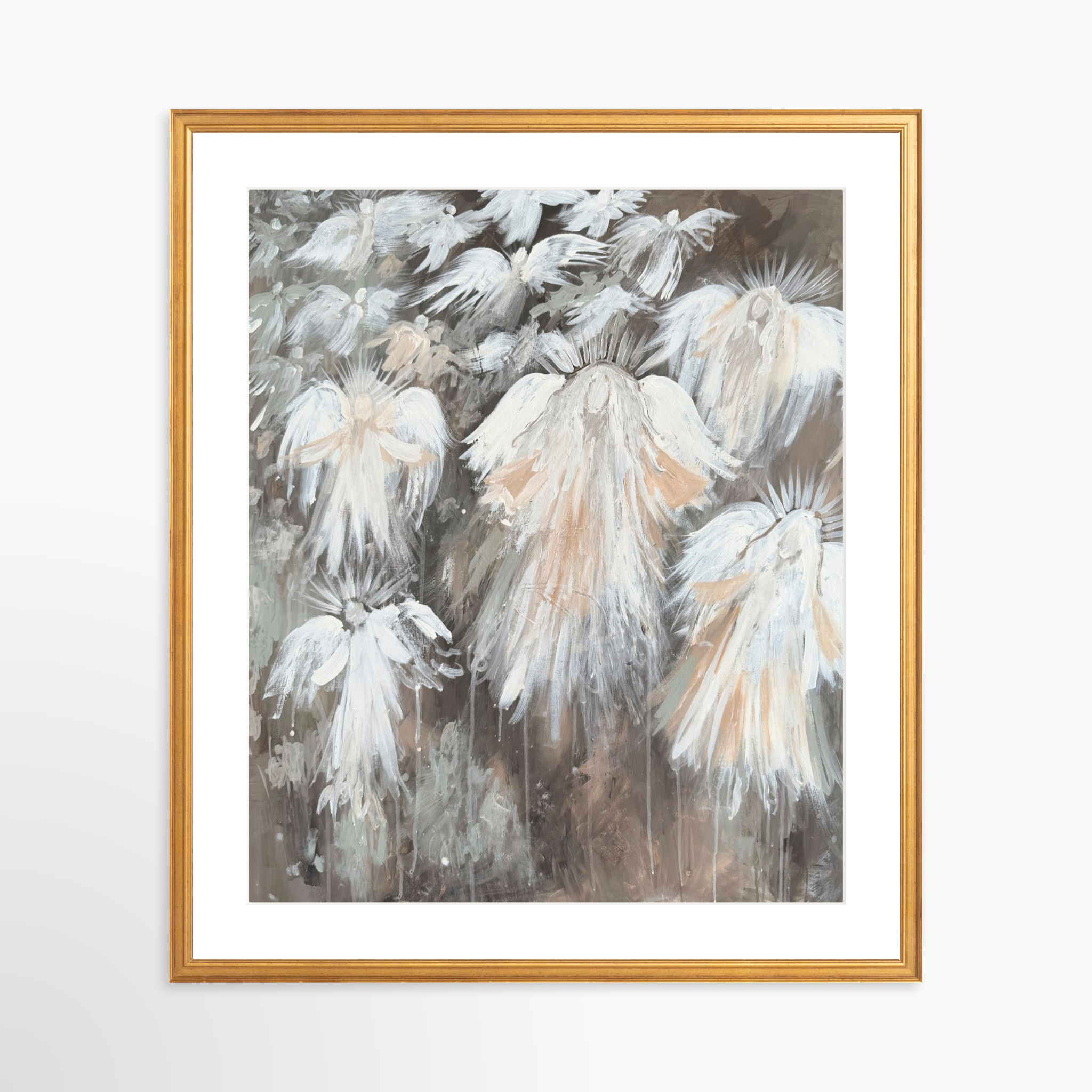 20x25 / Certificate Gold Frame + White Mat