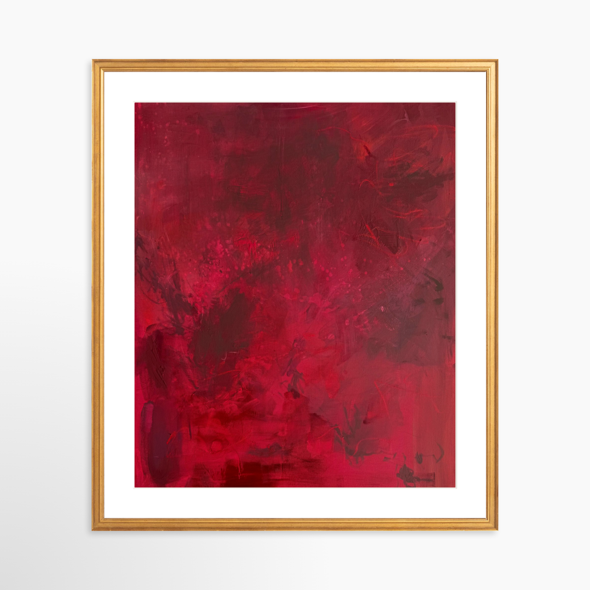 20x25 / Certificate Gold Frame + White Mat