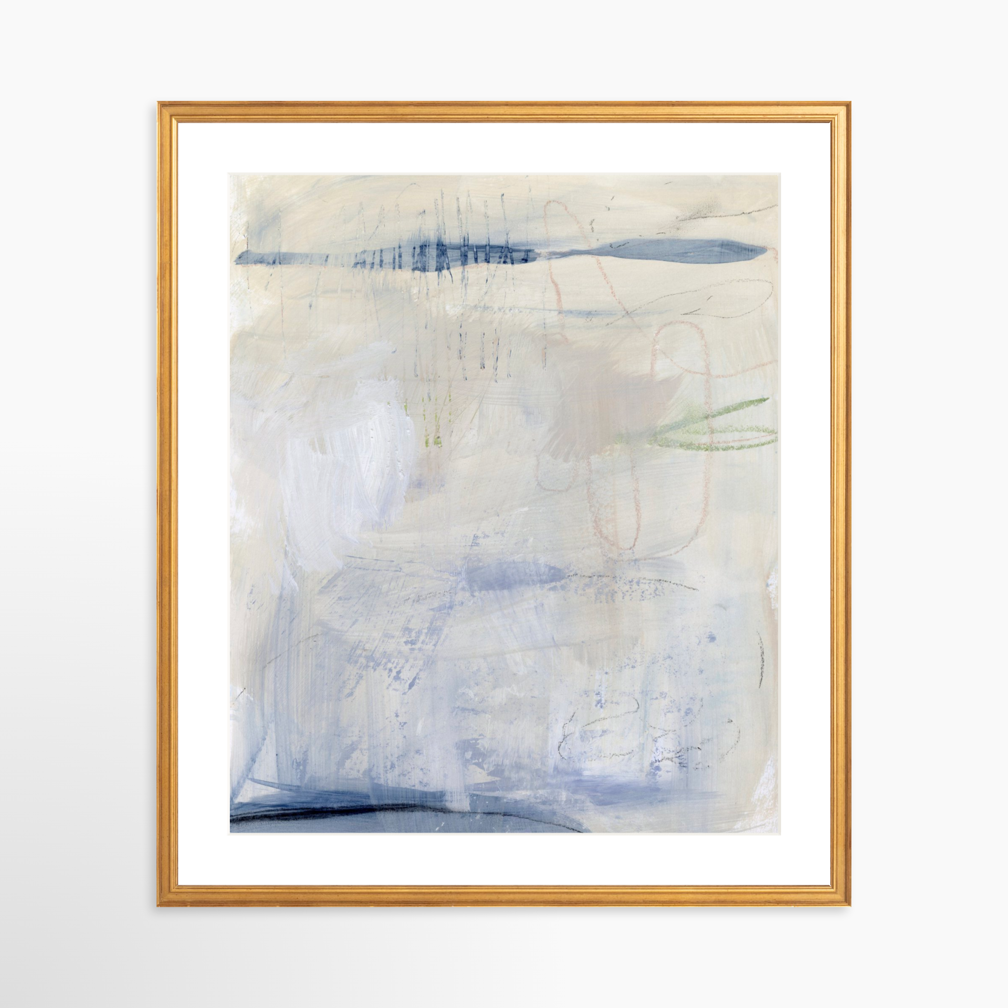 20x25 / Certificate Gold Frame + White Mat