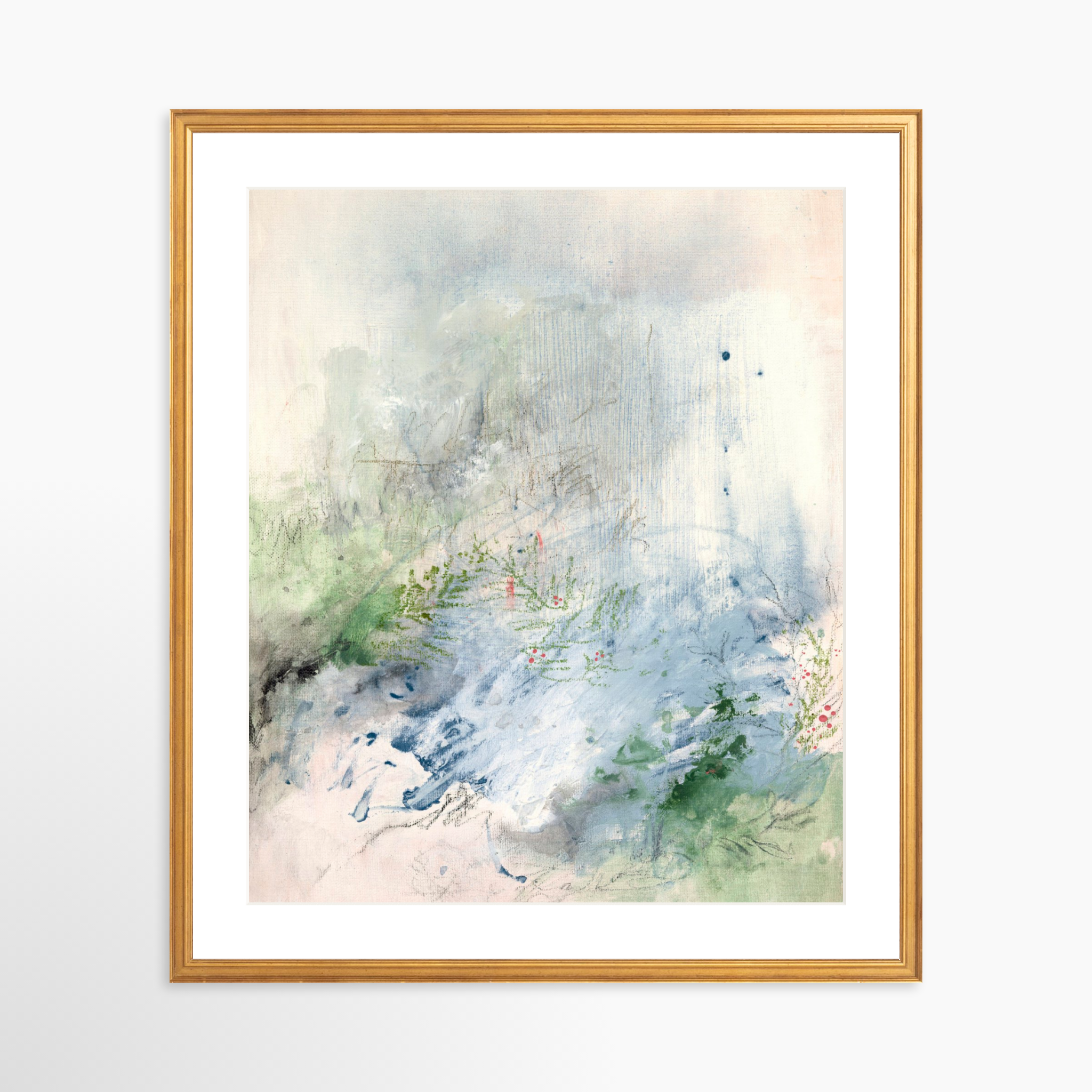 20x25 / Certificate Gold Frame + White Mat