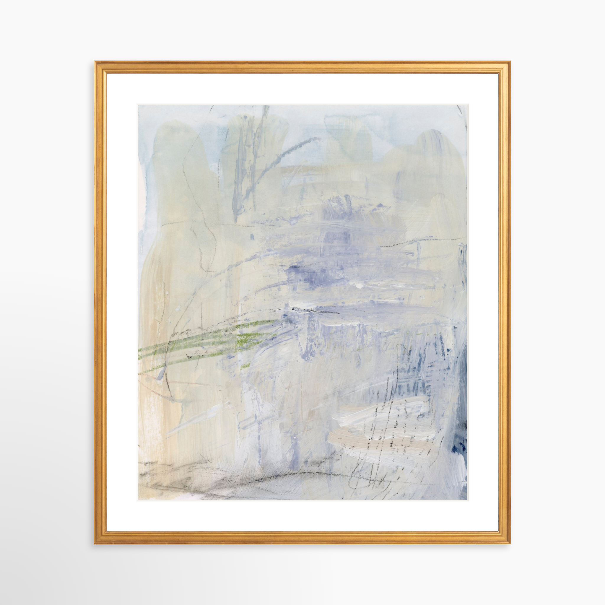 20x25 / Certificate Gold Frame + White Mat