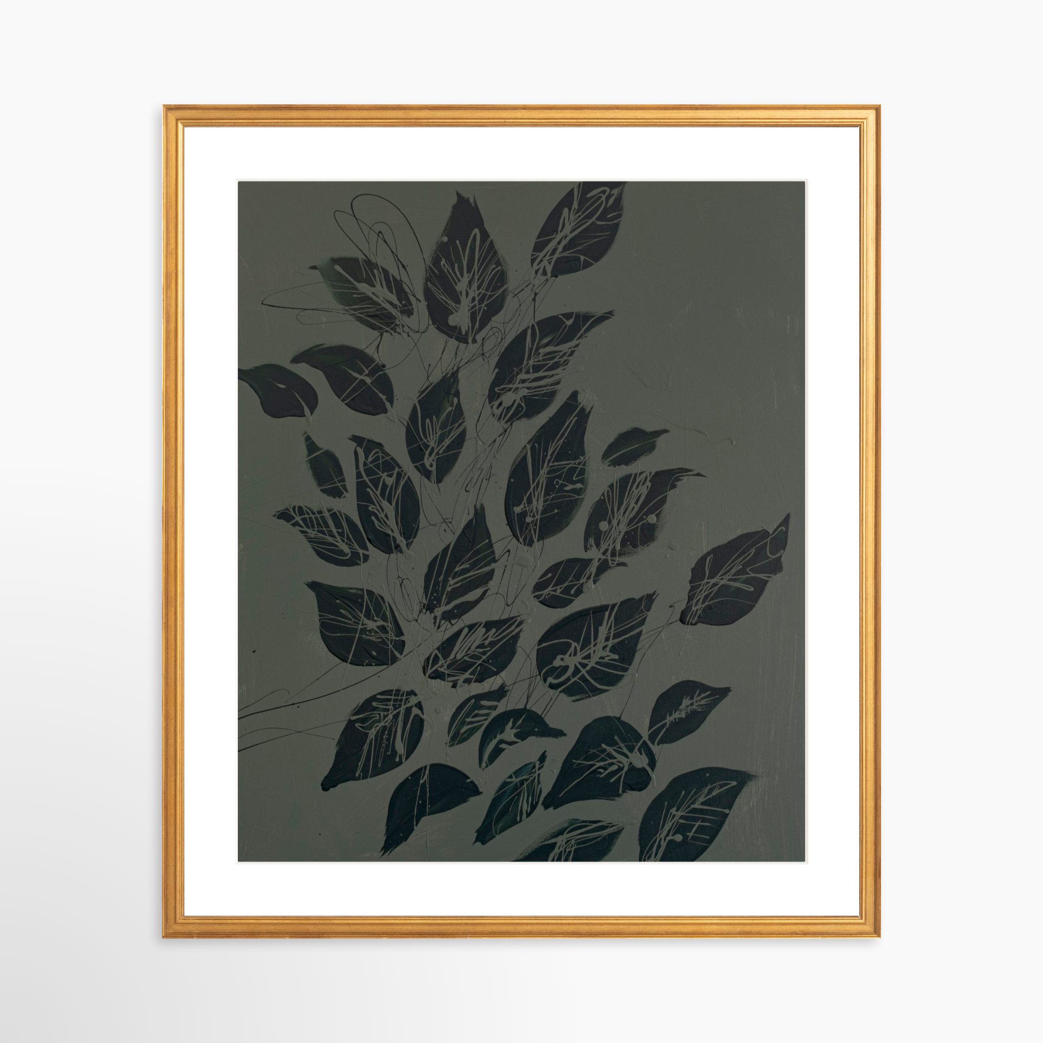 20x25 / Certificate Gold Frame + White Mat