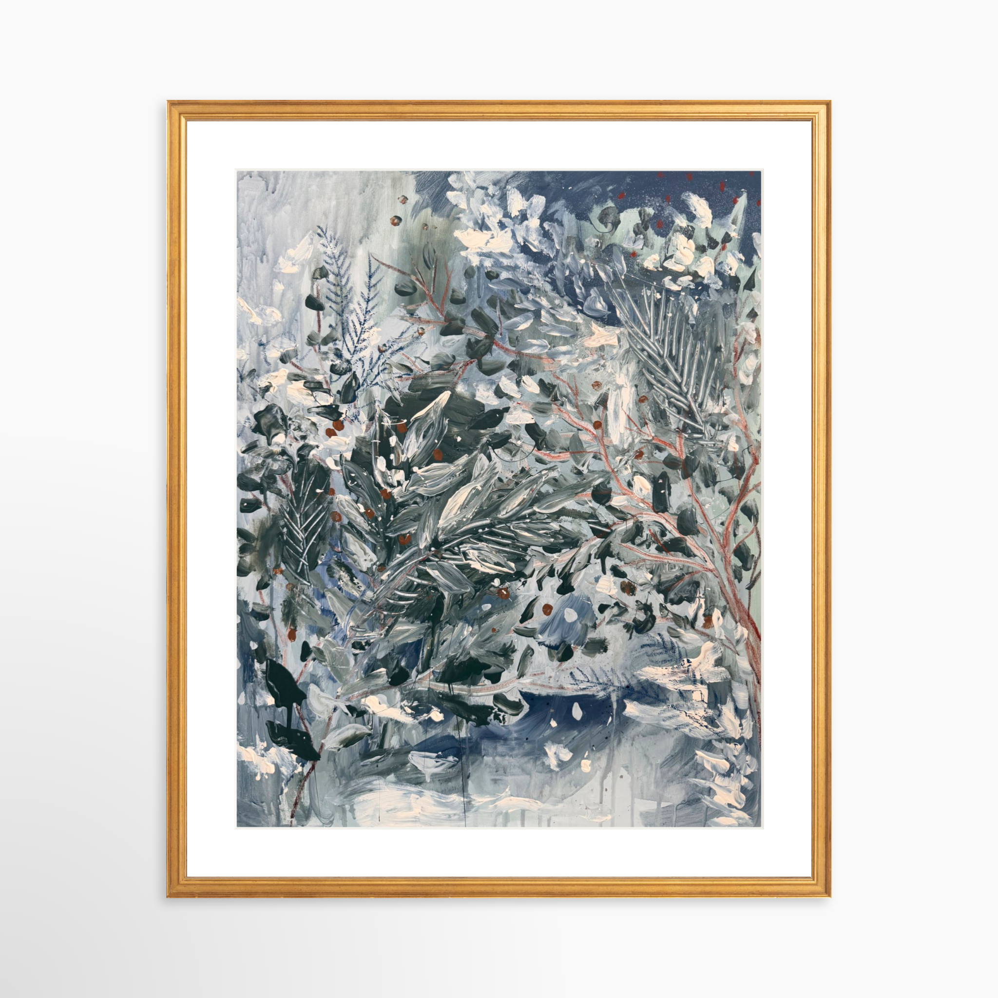 20x25 / Certificate Gold Frame + White Mat