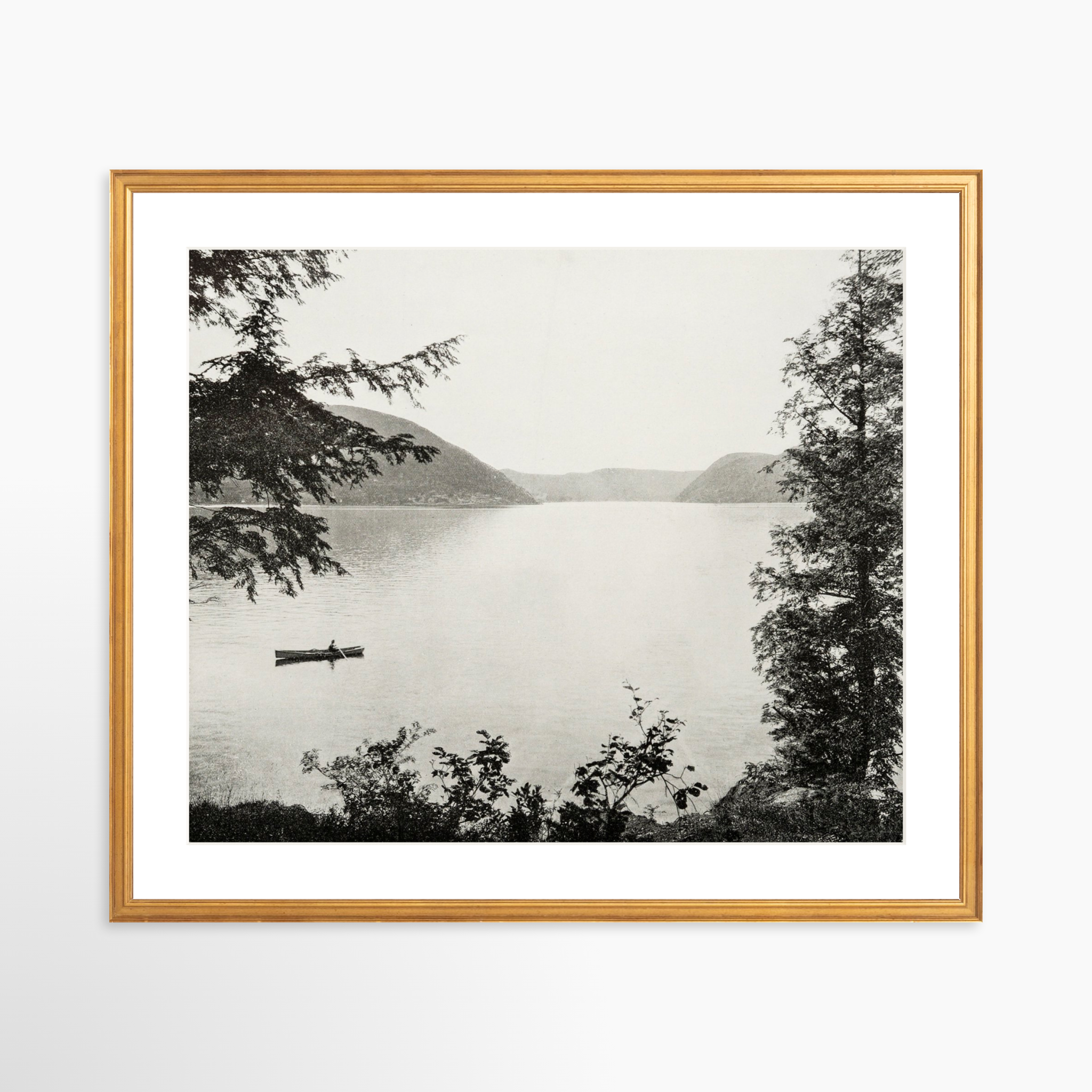 25x20 / Certificate Gold Frame + White Mat