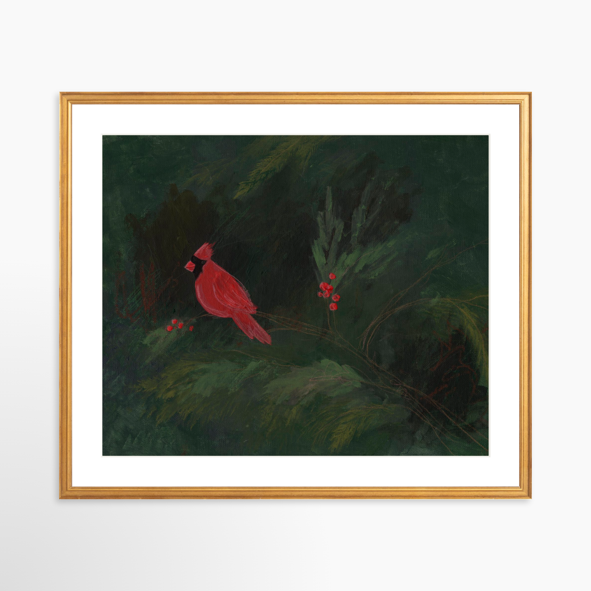 25x20 / Certificate Gold Frame + White Mat