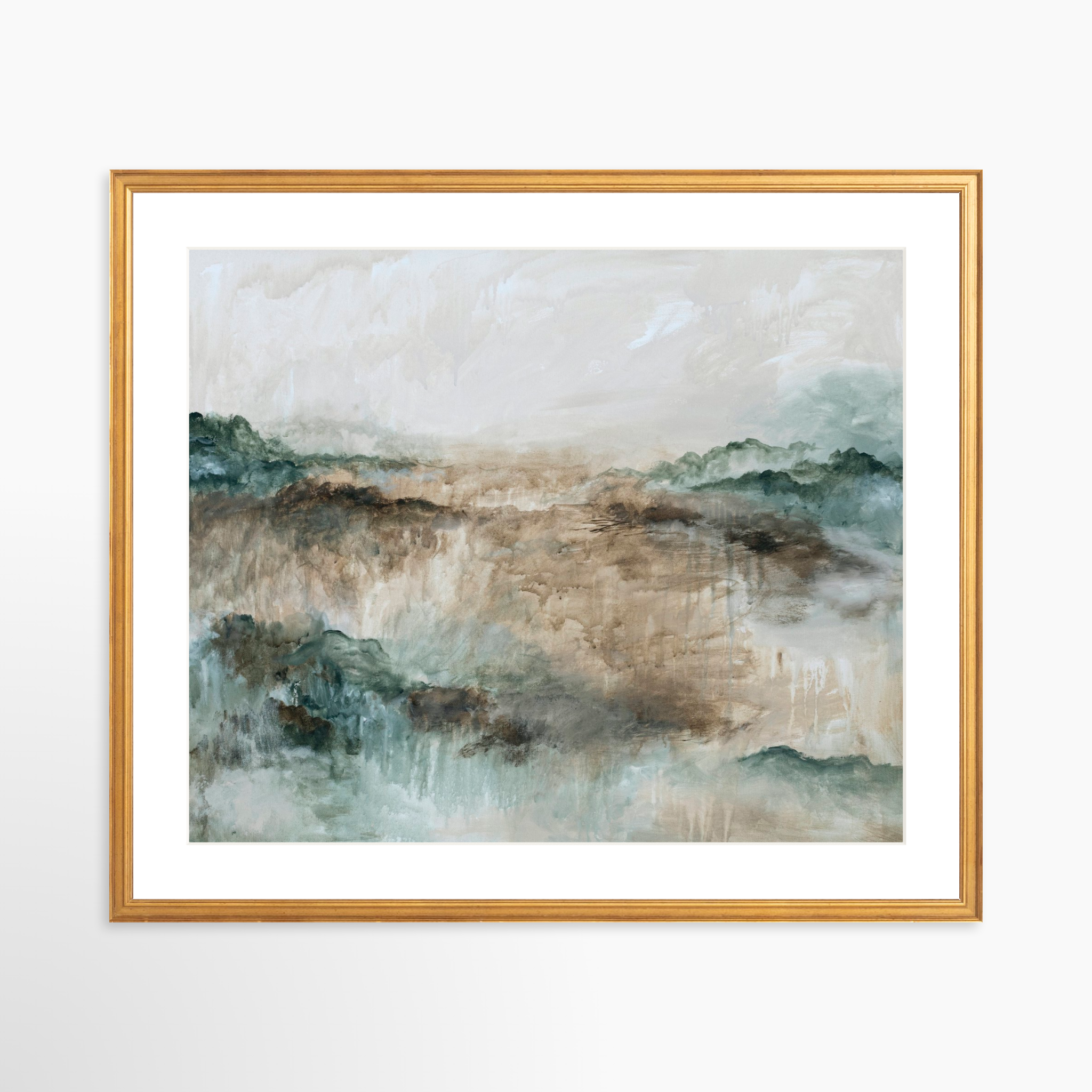 25x20 / Certificate Gold Frame + White Mat