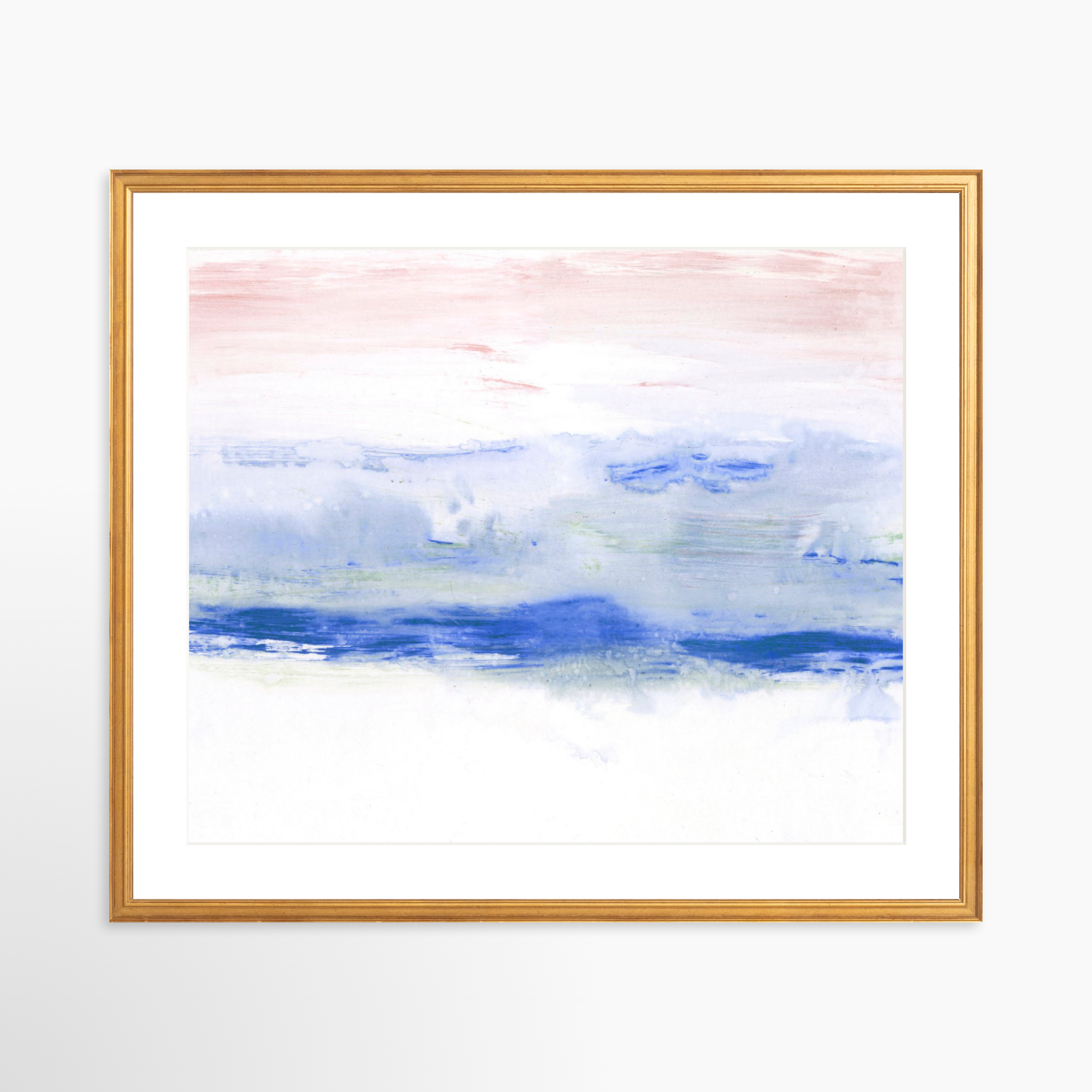 25x20 / Certificate Gold Frame + White Mat