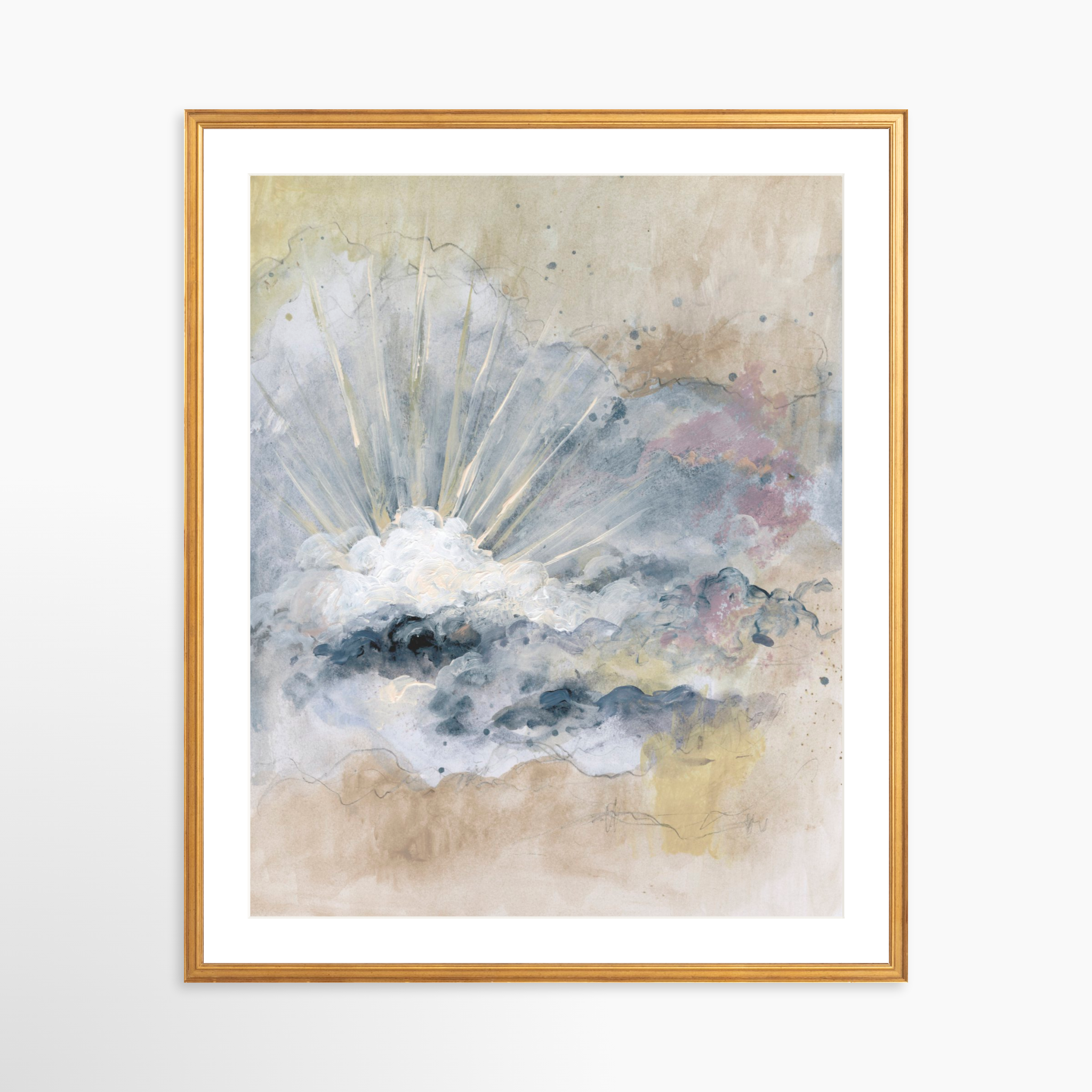 24x30 / Certificate Gold Frame + White Mat