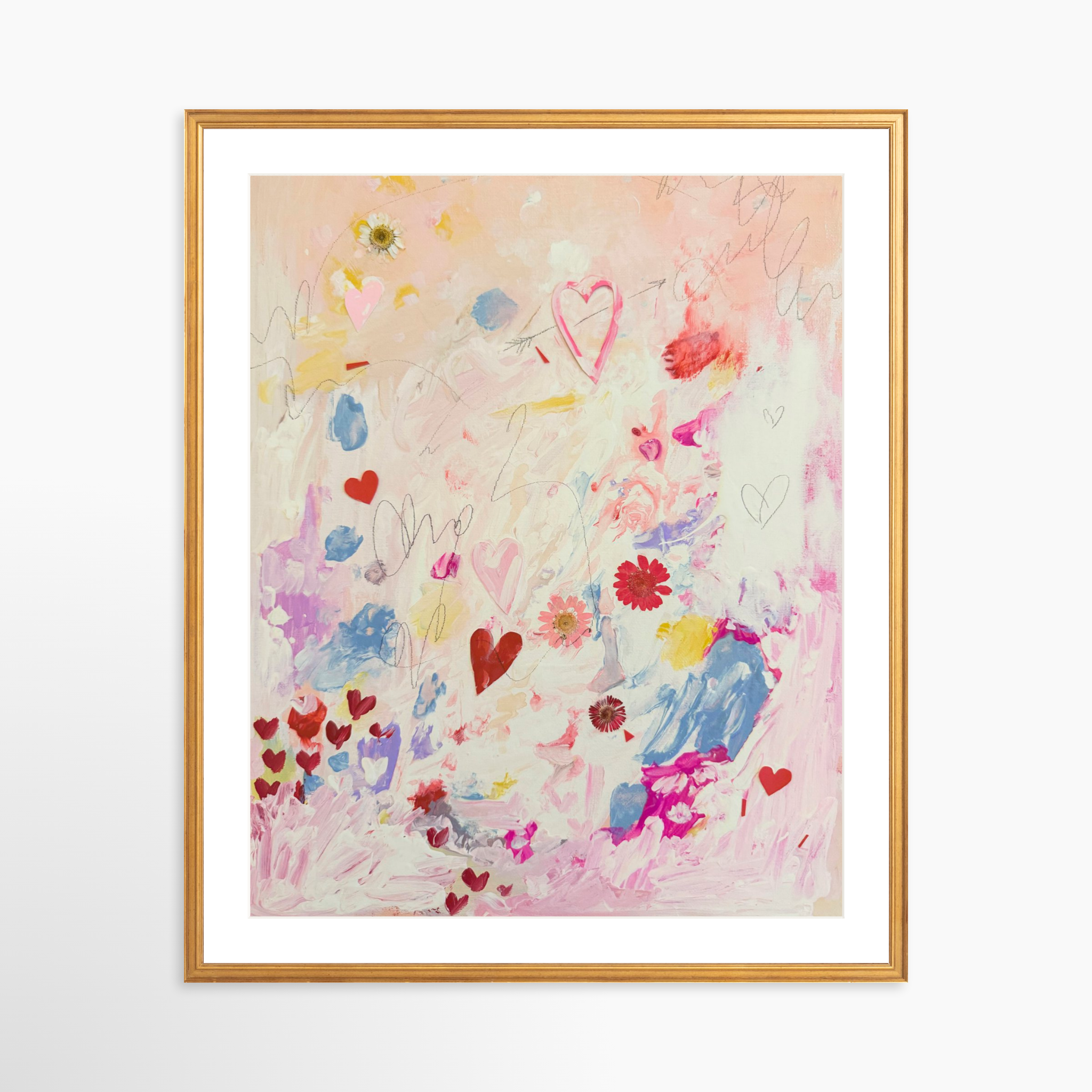 24x30 / Certificate Gold Frame + White Mat