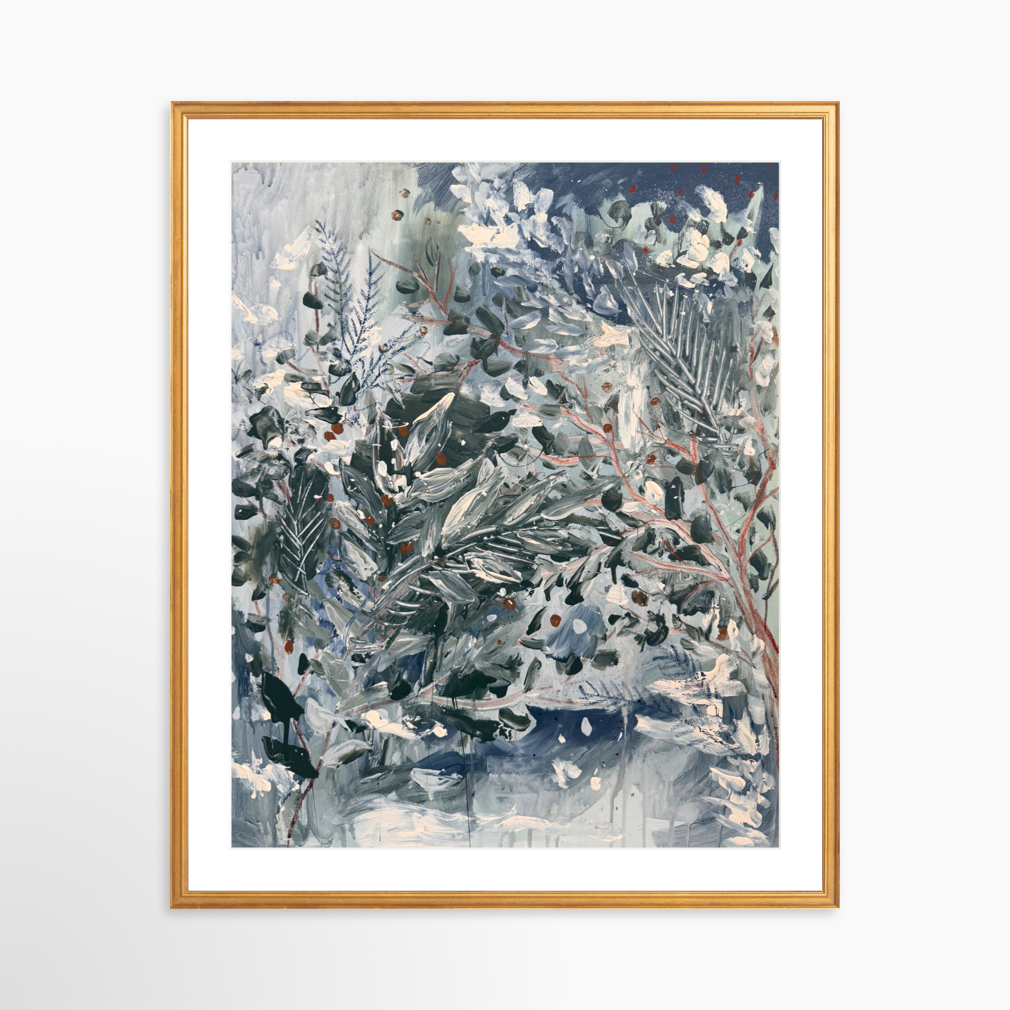 24x30 / Certificate Gold Frame + White Mat