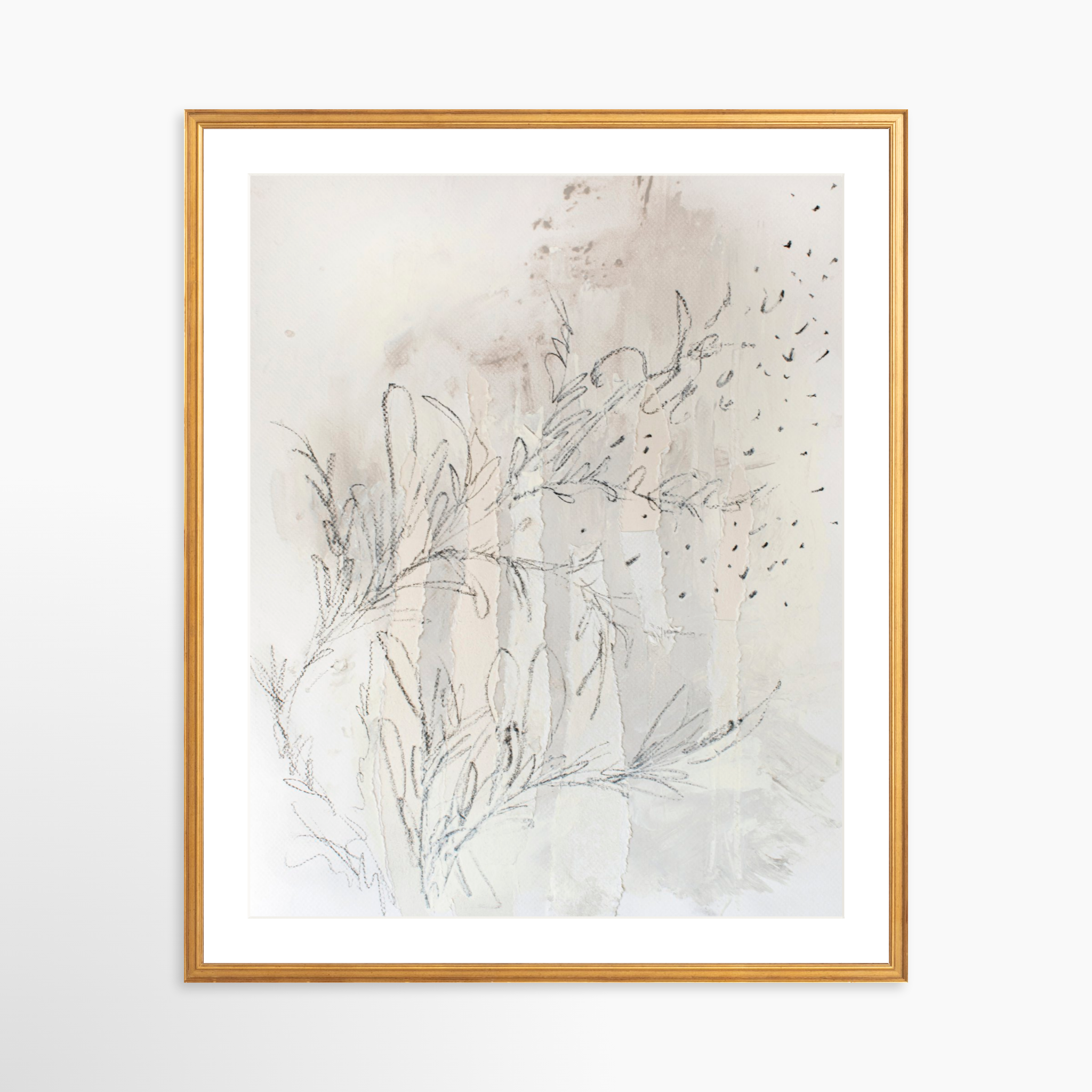 24x30 / Certificate Gold Frame + White Mat