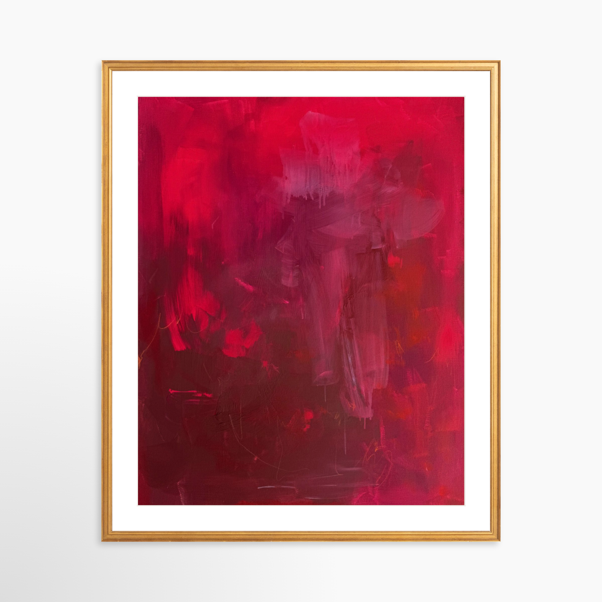 24x30 / Certificate Gold Frame + White Mat