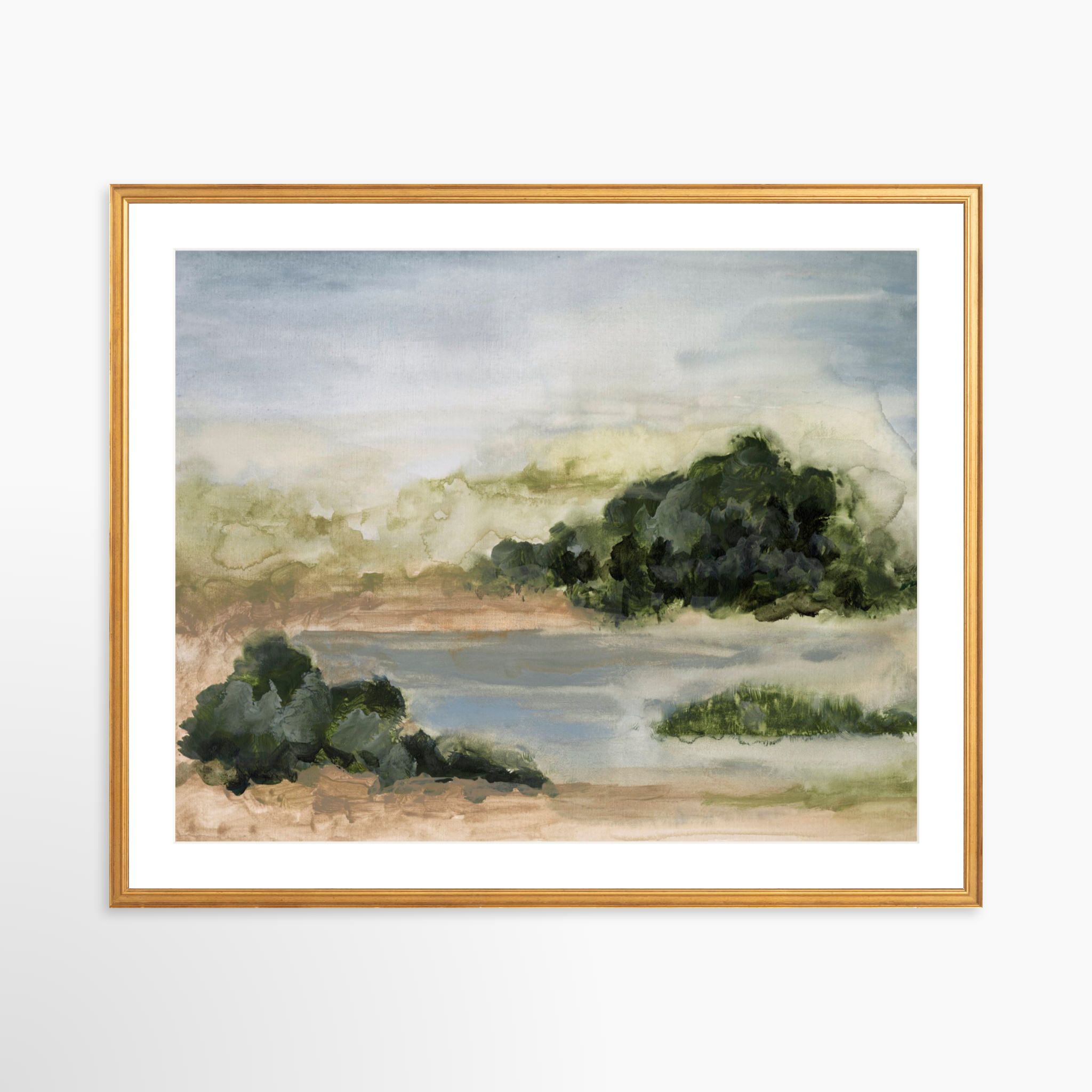 30x24 / Certificate Gold Frame + White Mat