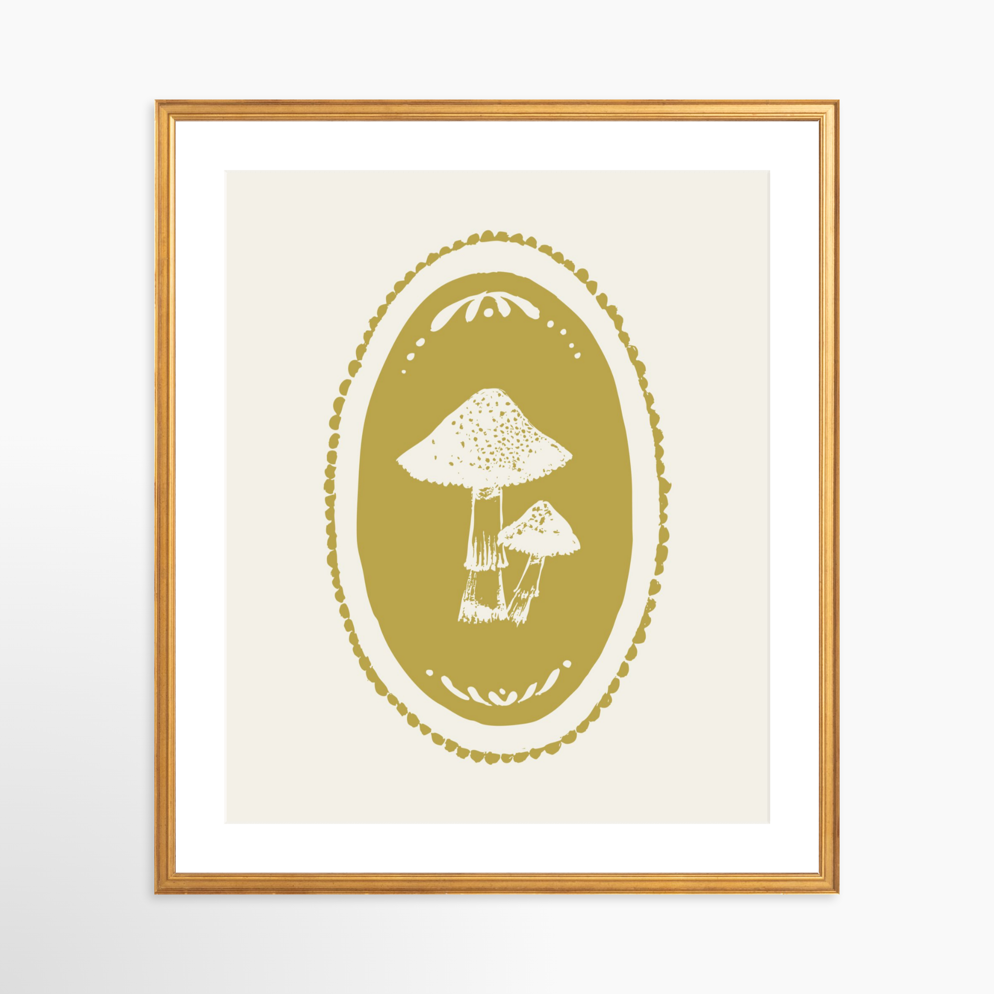 20x24 / Certificate Gold Frame + White Mat